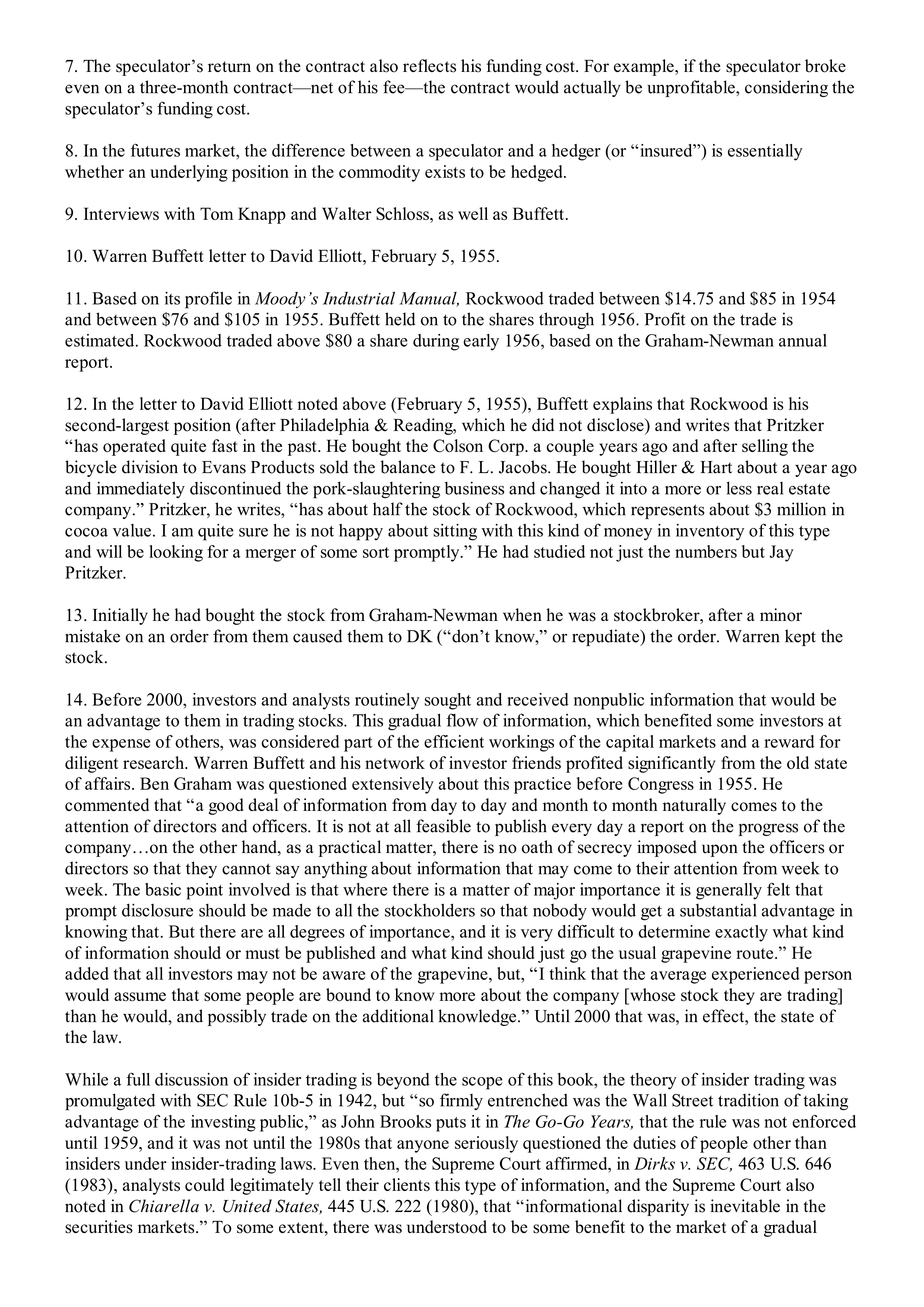 Berkshire Hathaway The Snowball Biography — page 546