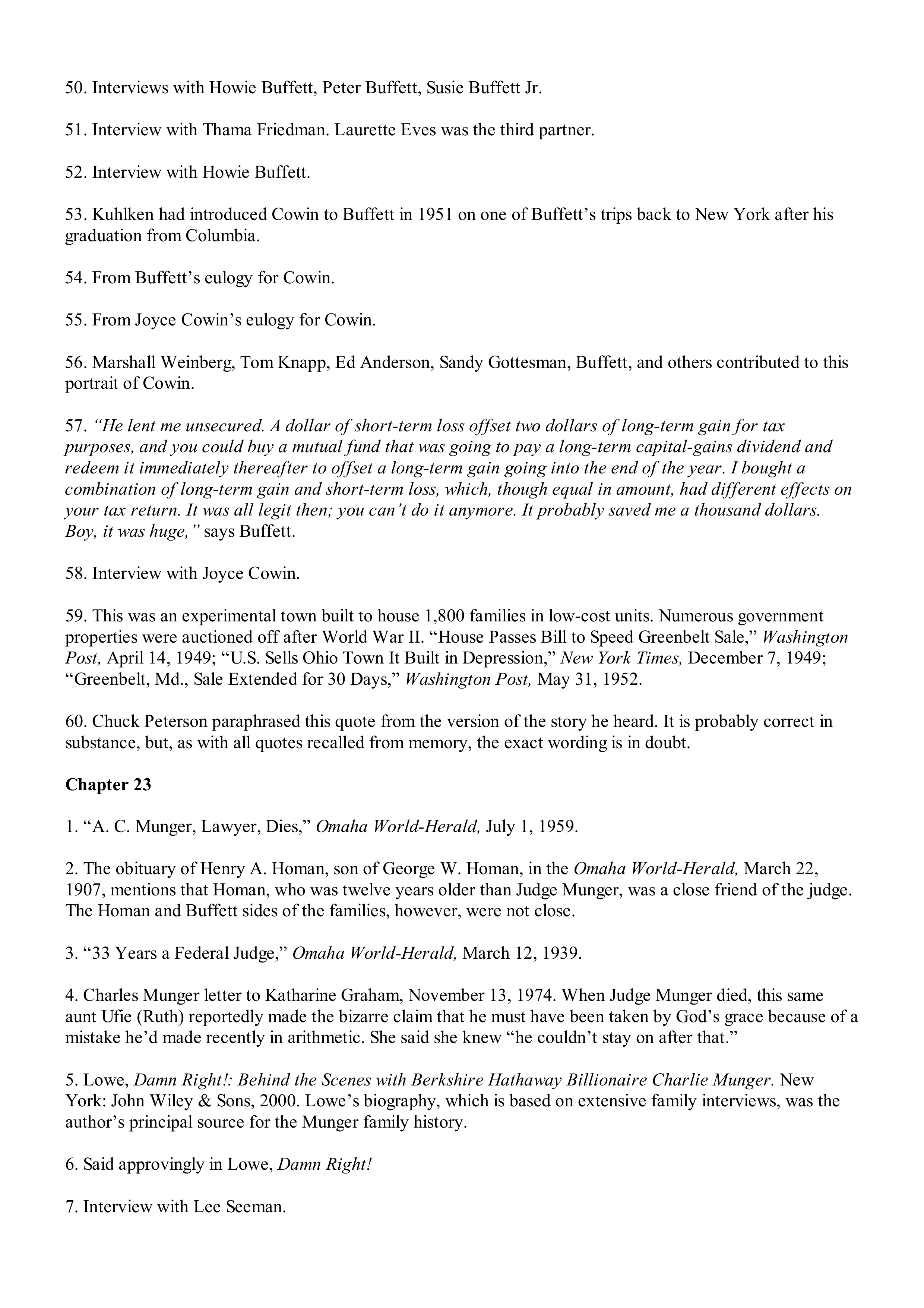Berkshire Hathaway The Snowball Biography — page 551