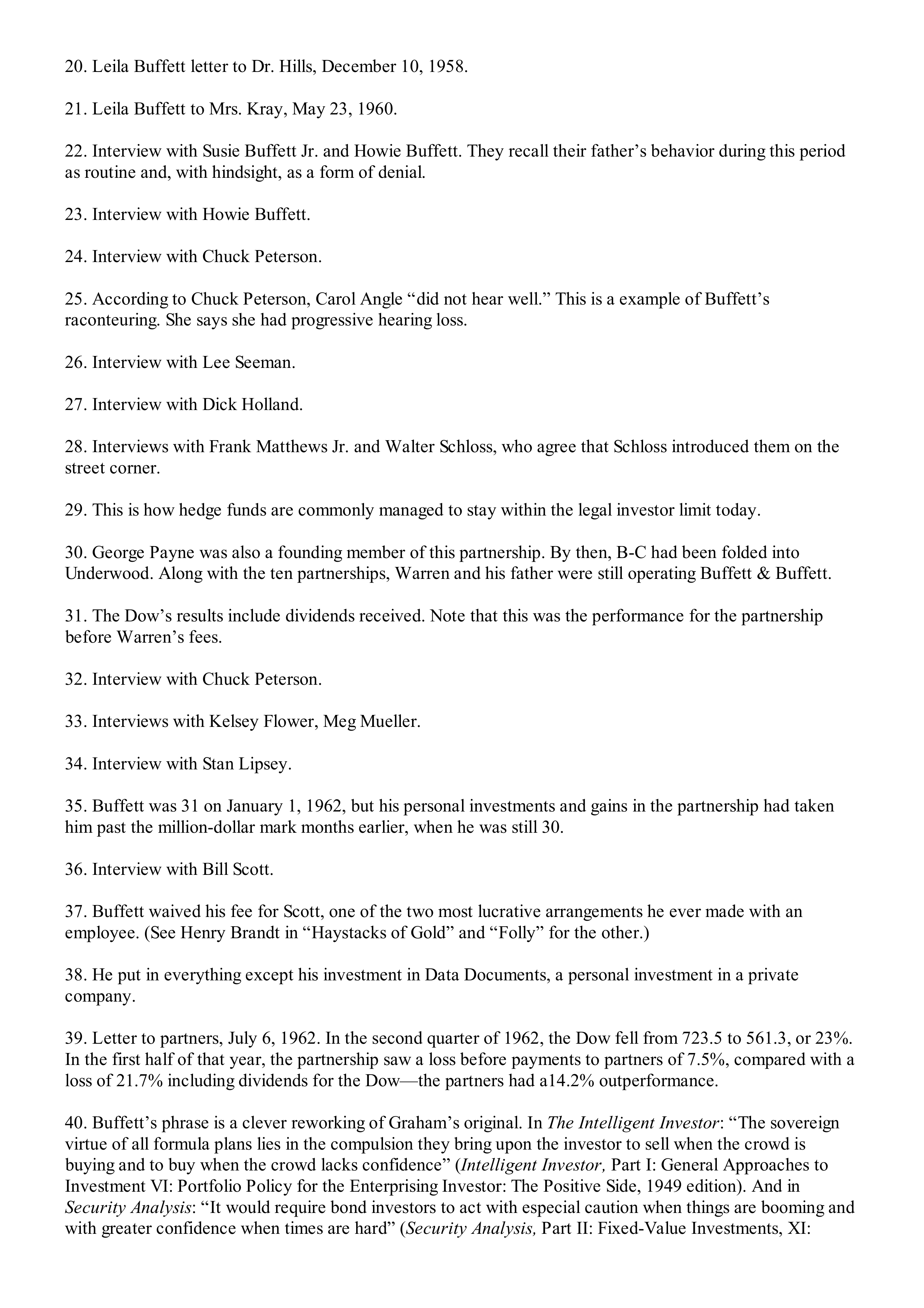 Berkshire Hathaway The Snowball Biography — page 554