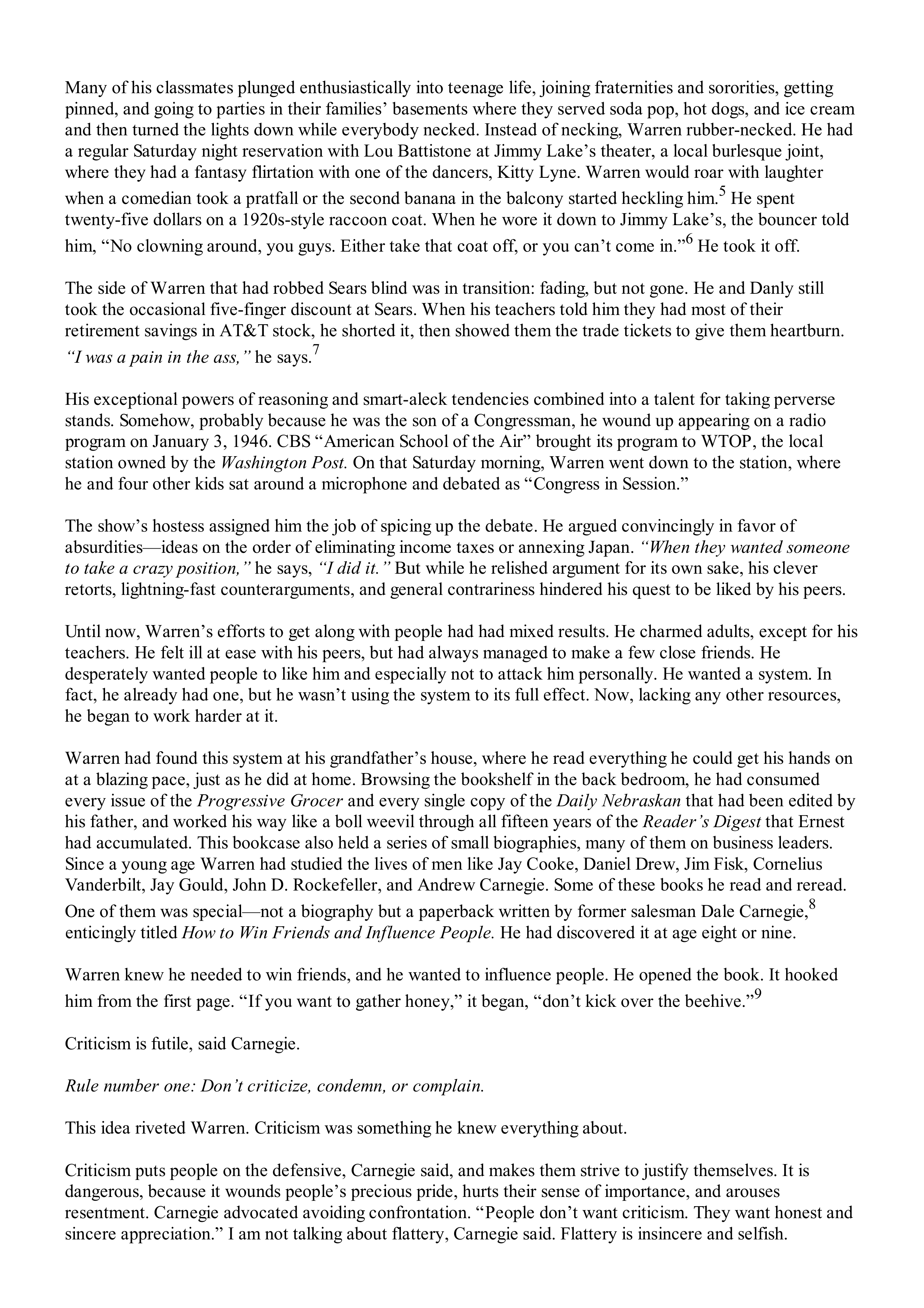 Berkshire Hathaway The Snowball Biography — page 56
