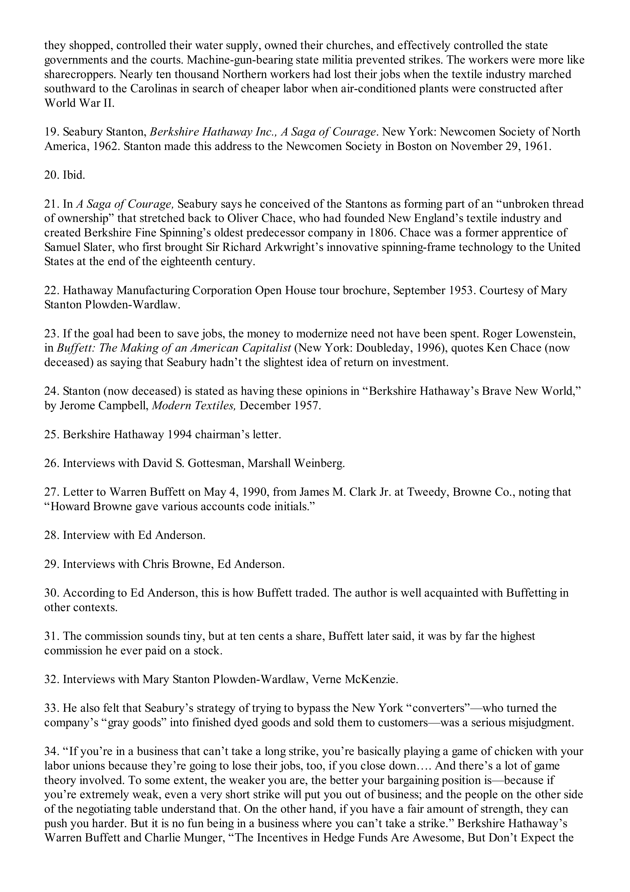 Berkshire Hathaway The Snowball Biography — page 560