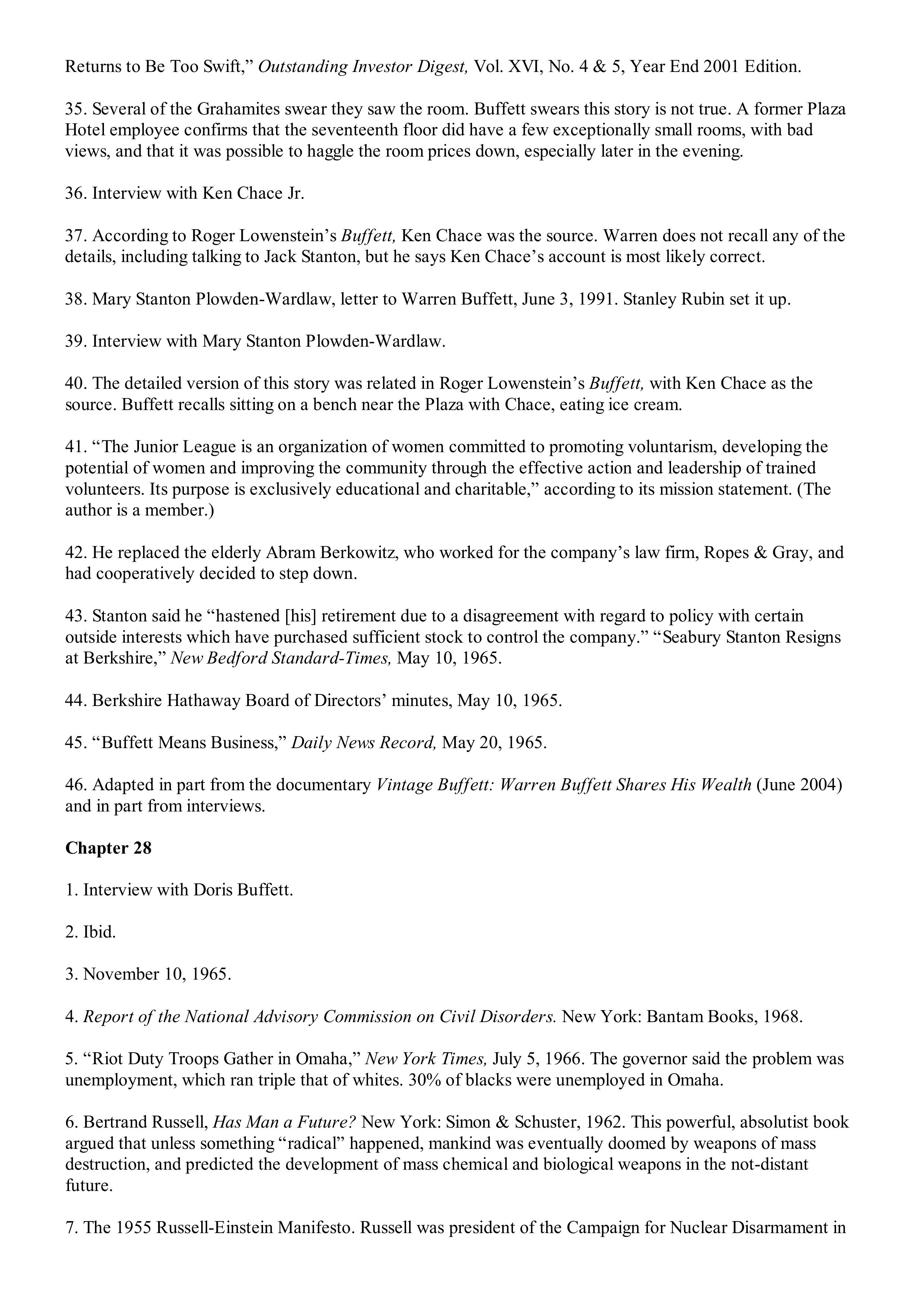 Berkshire Hathaway The Snowball Biography — page 561