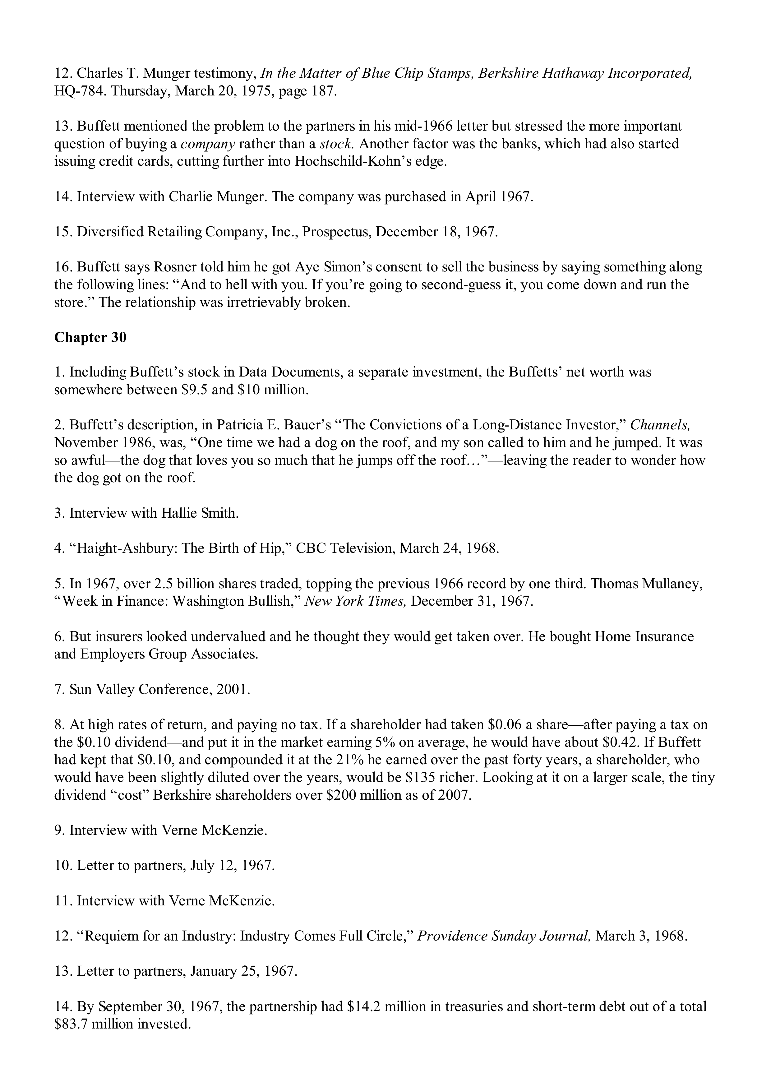 Berkshire Hathaway The Snowball Biography — page 563