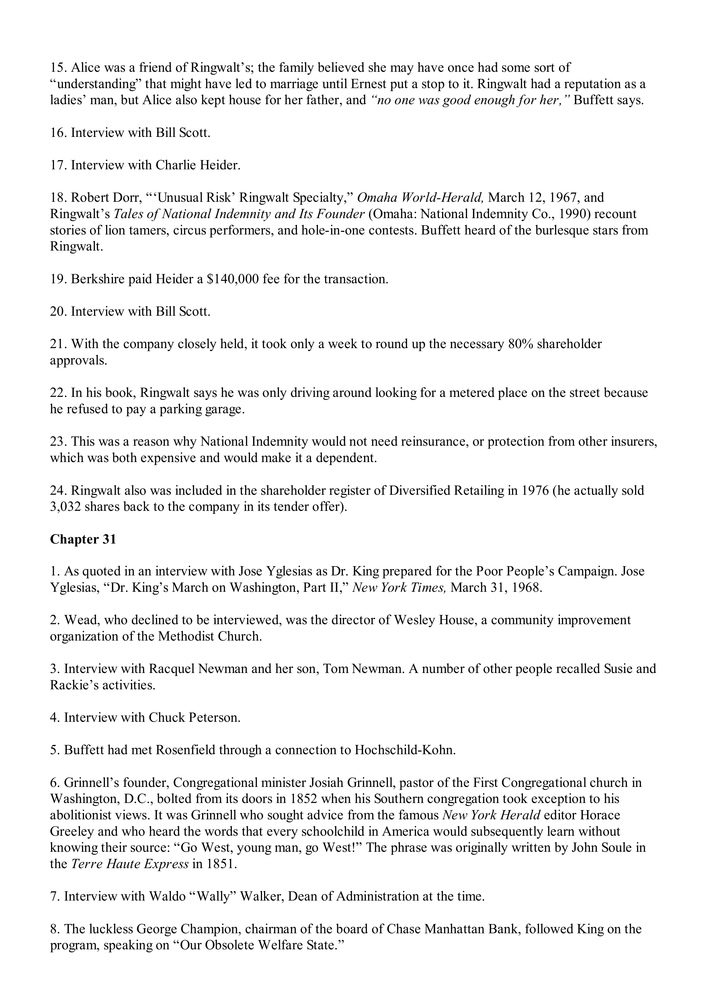 Berkshire Hathaway The Snowball Biography — page 564
