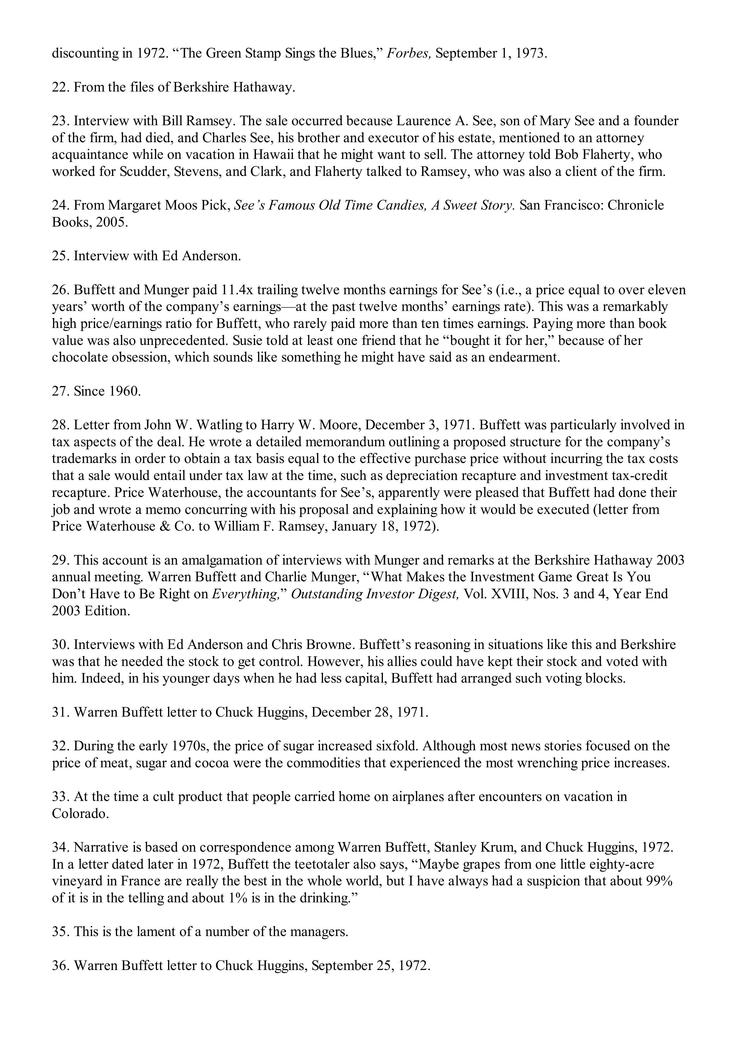 Berkshire Hathaway The Snowball Biography — page 571