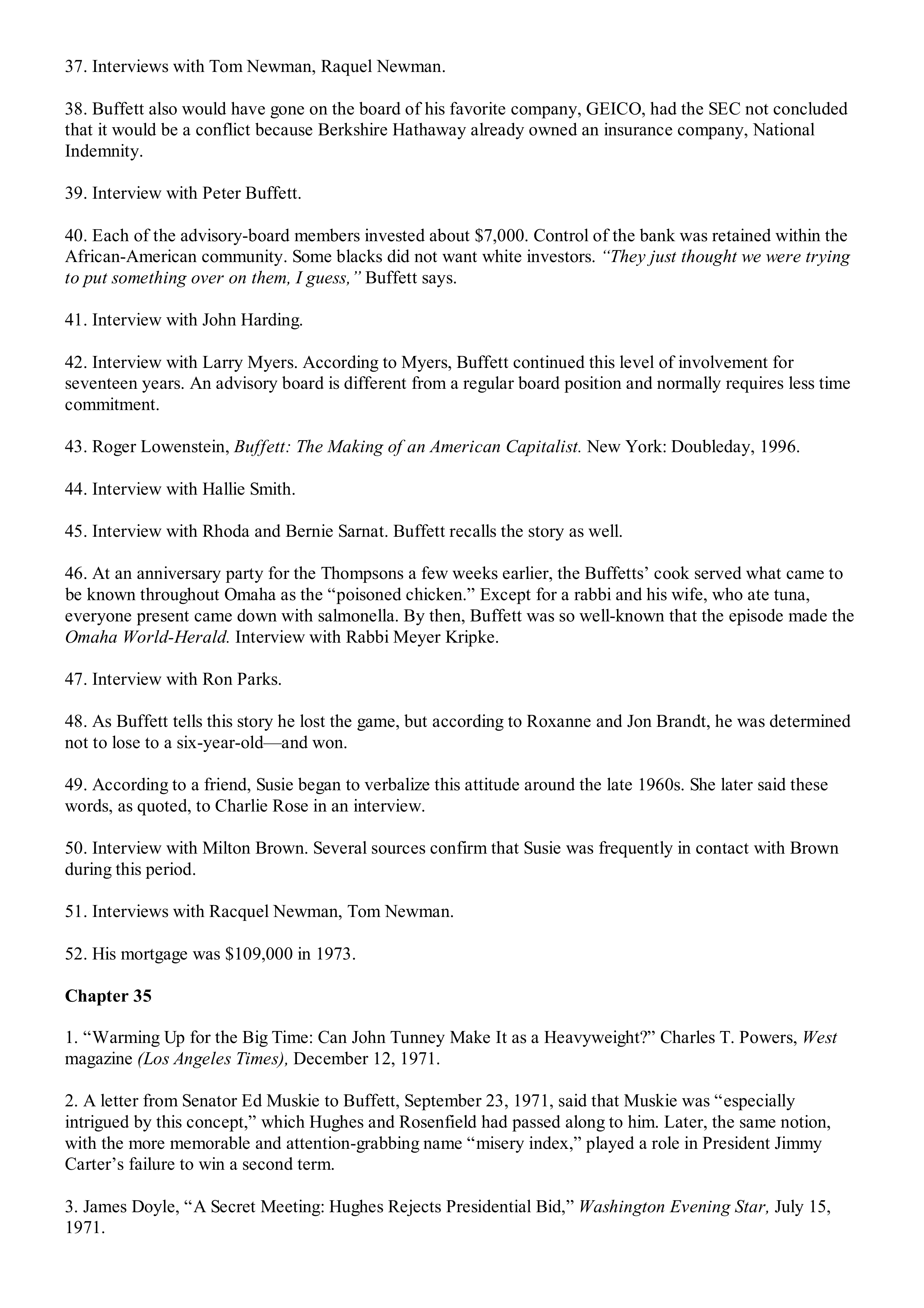 Berkshire Hathaway The Snowball Biography — page 572