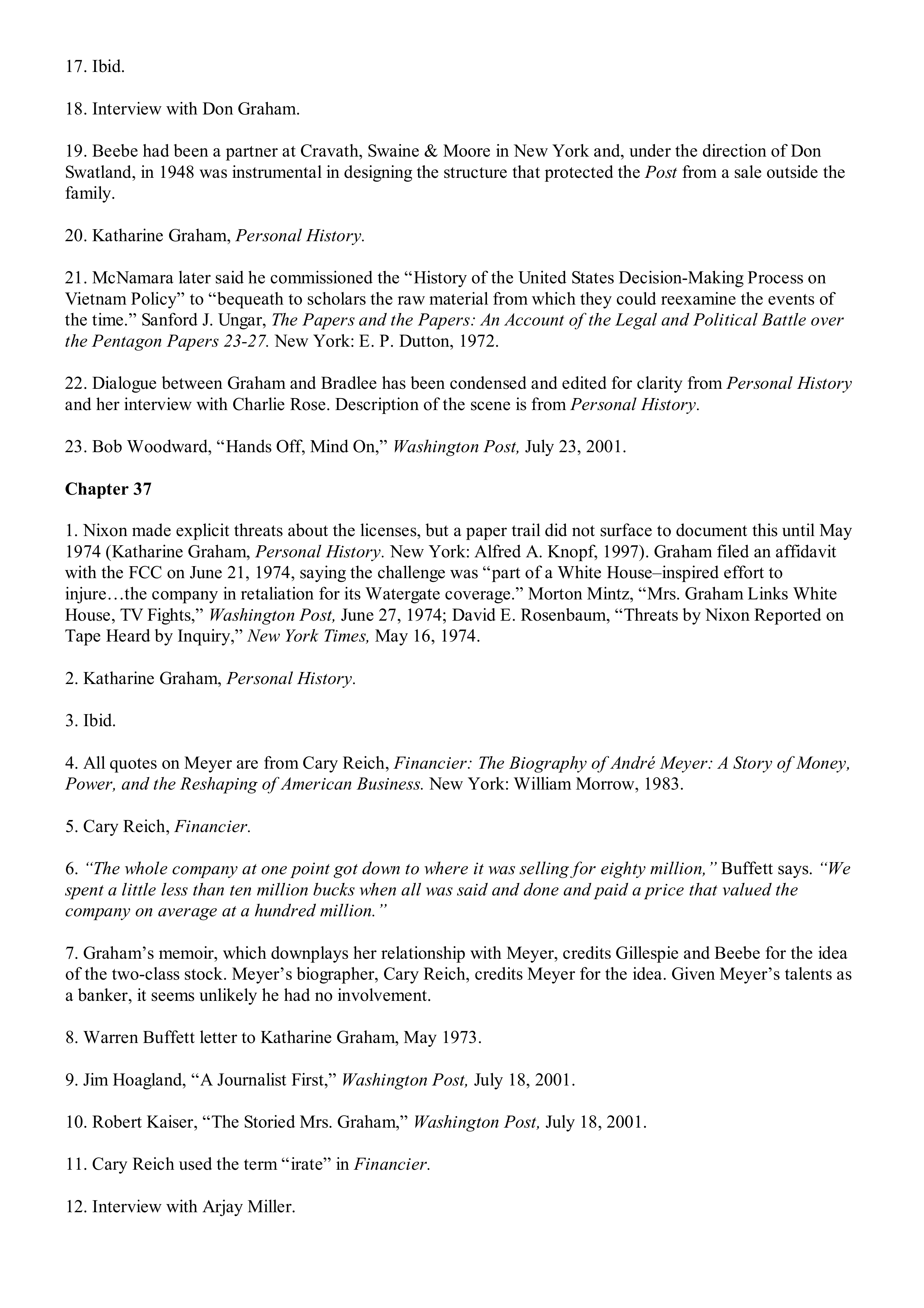 Berkshire Hathaway The Snowball Biography — page 577
