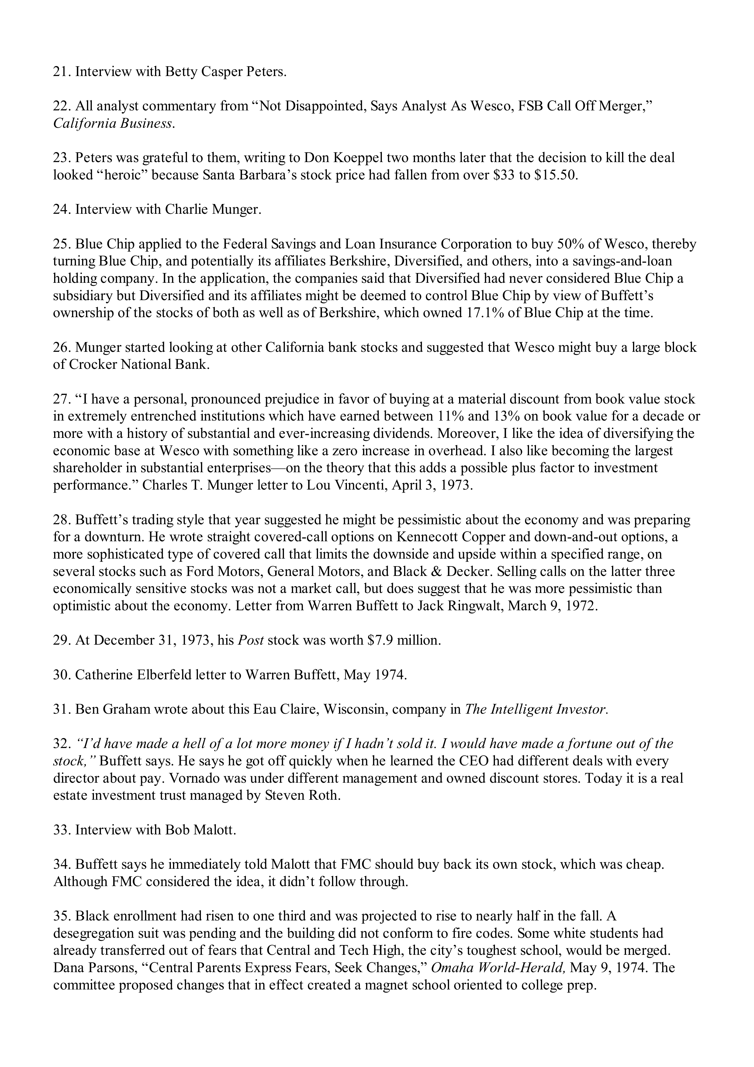 Berkshire Hathaway The Snowball Biography — page 580