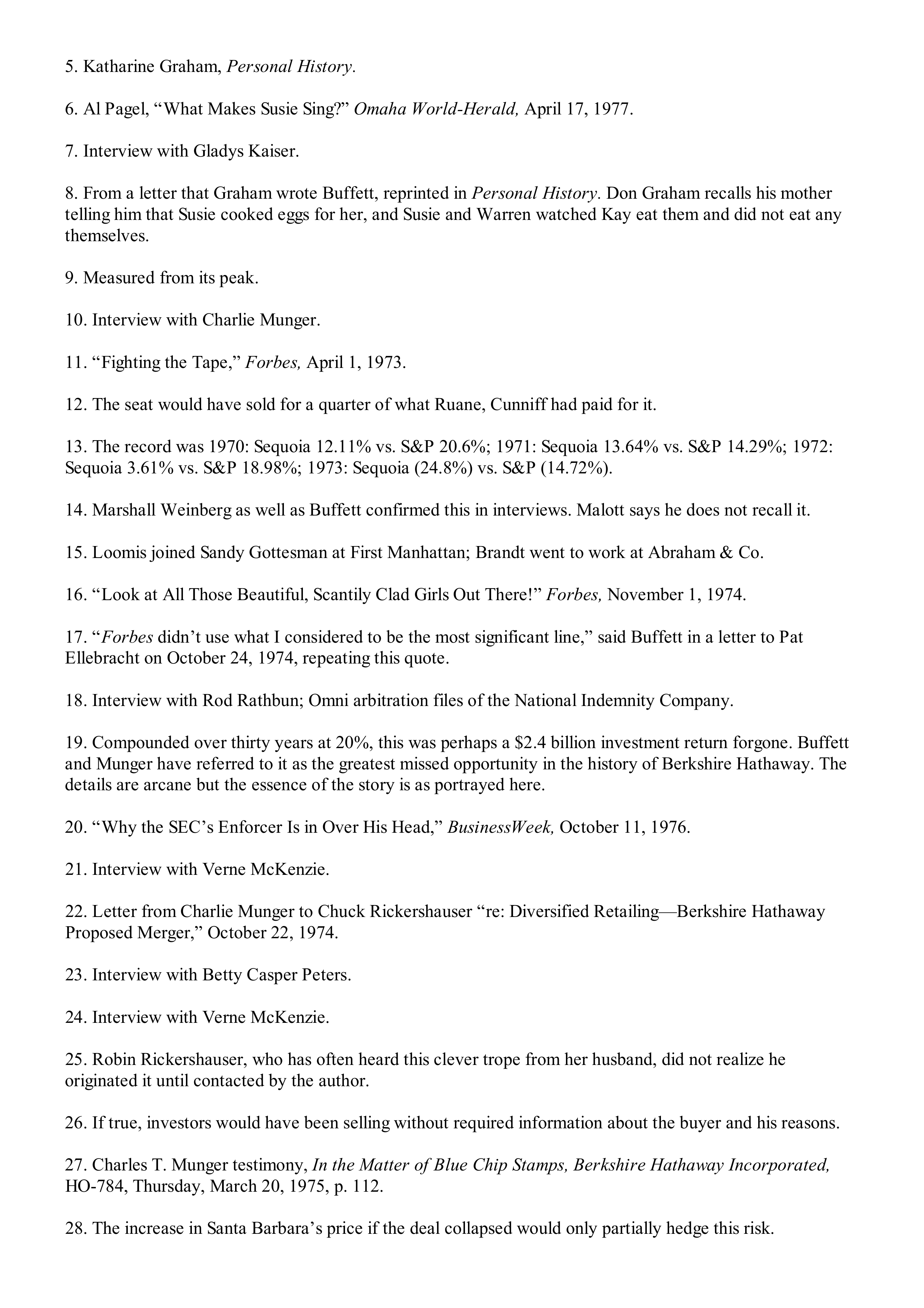 Berkshire Hathaway The Snowball Biography — page 582