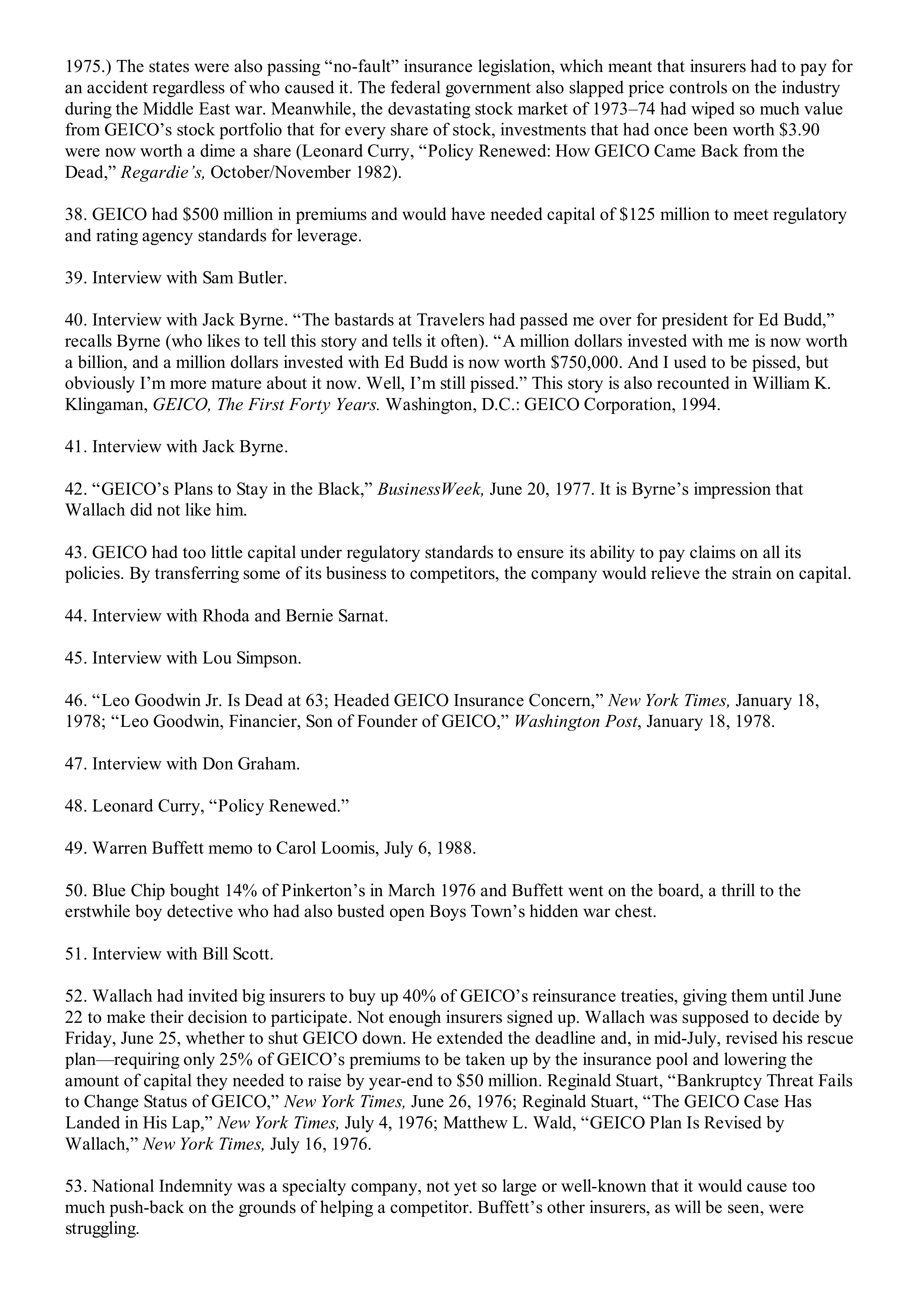 Berkshire Hathaway The Snowball Biography — page 586