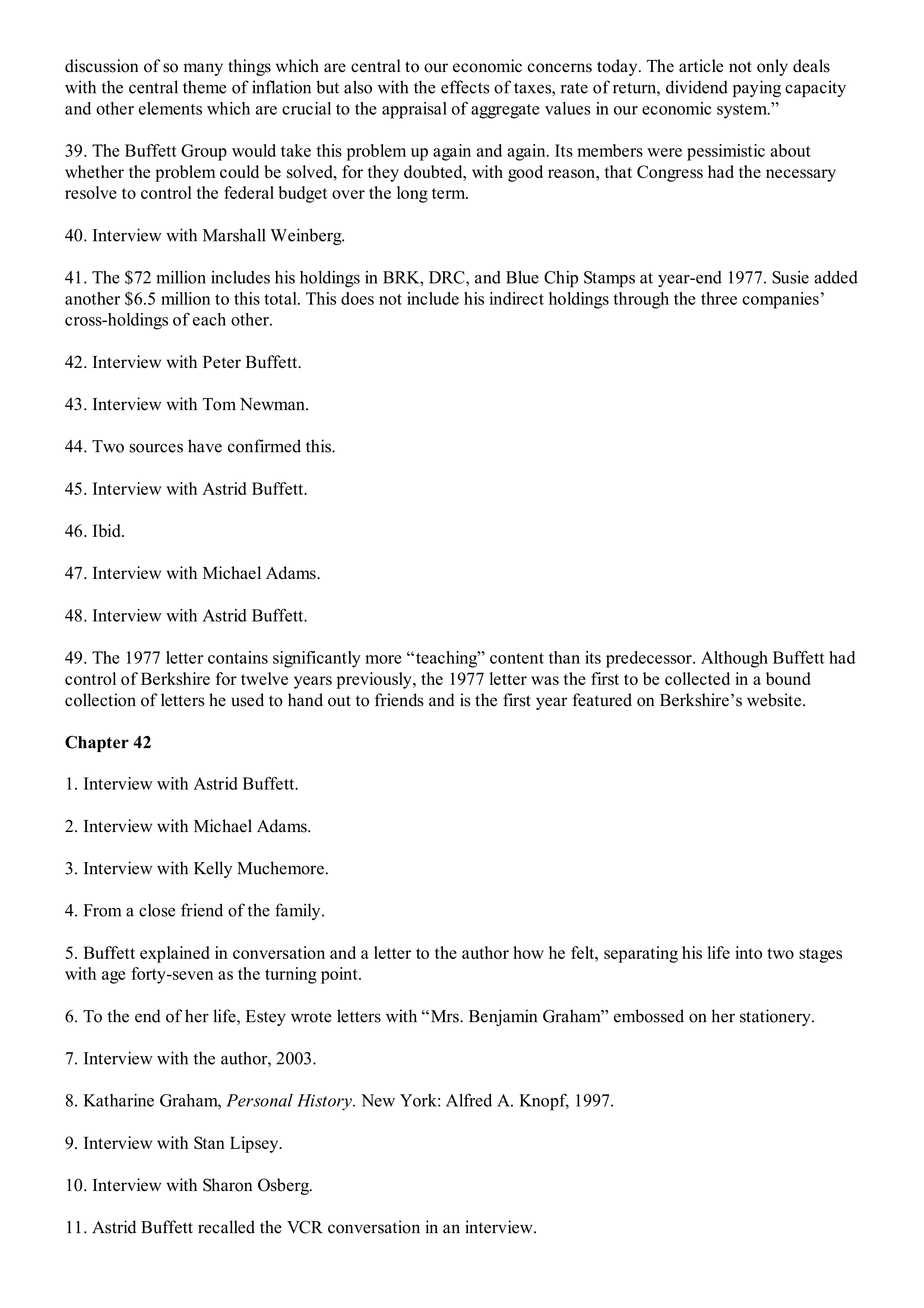 Berkshire Hathaway The Snowball Biography — page 590