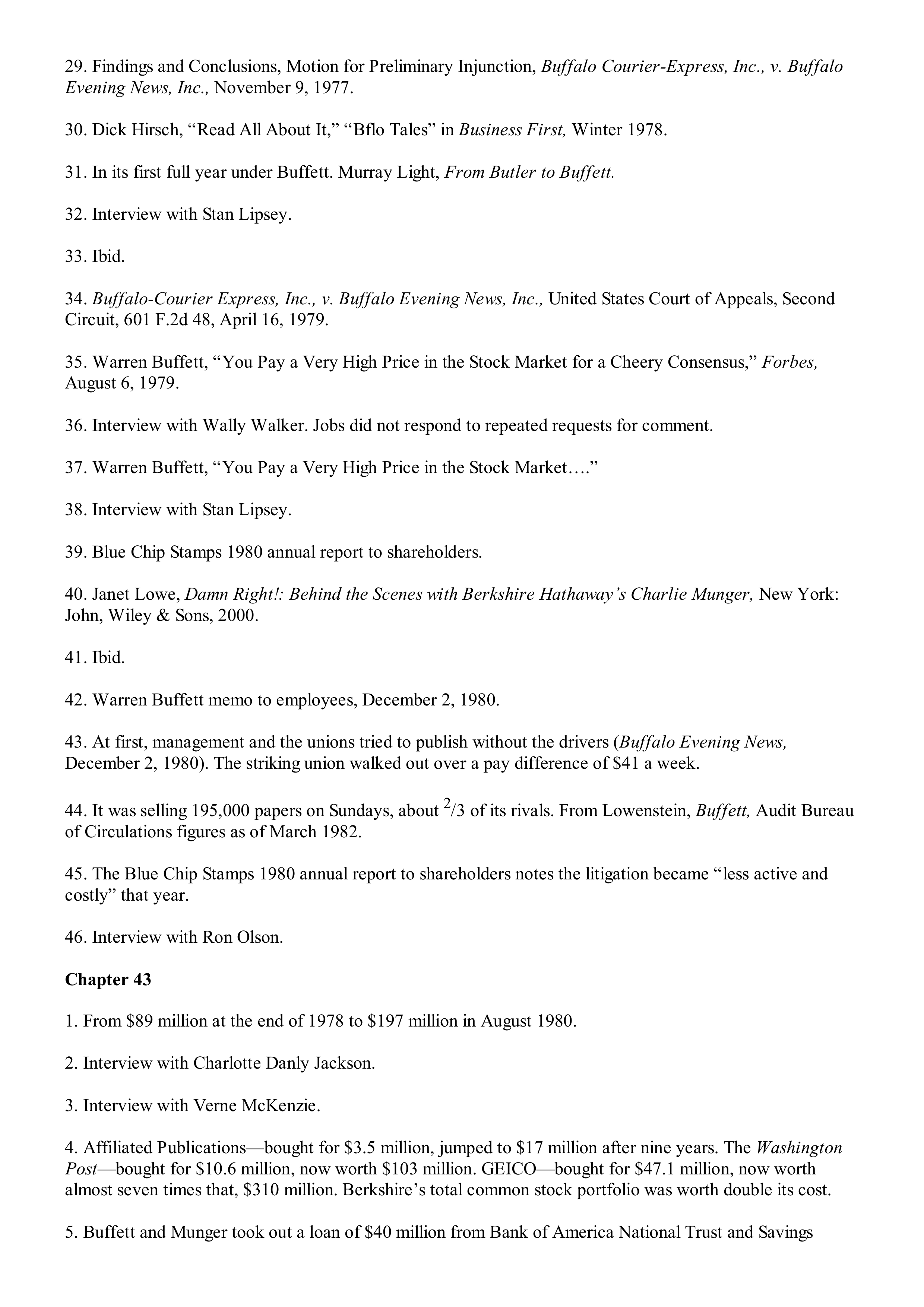 Berkshire Hathaway The Snowball Biography — page 592