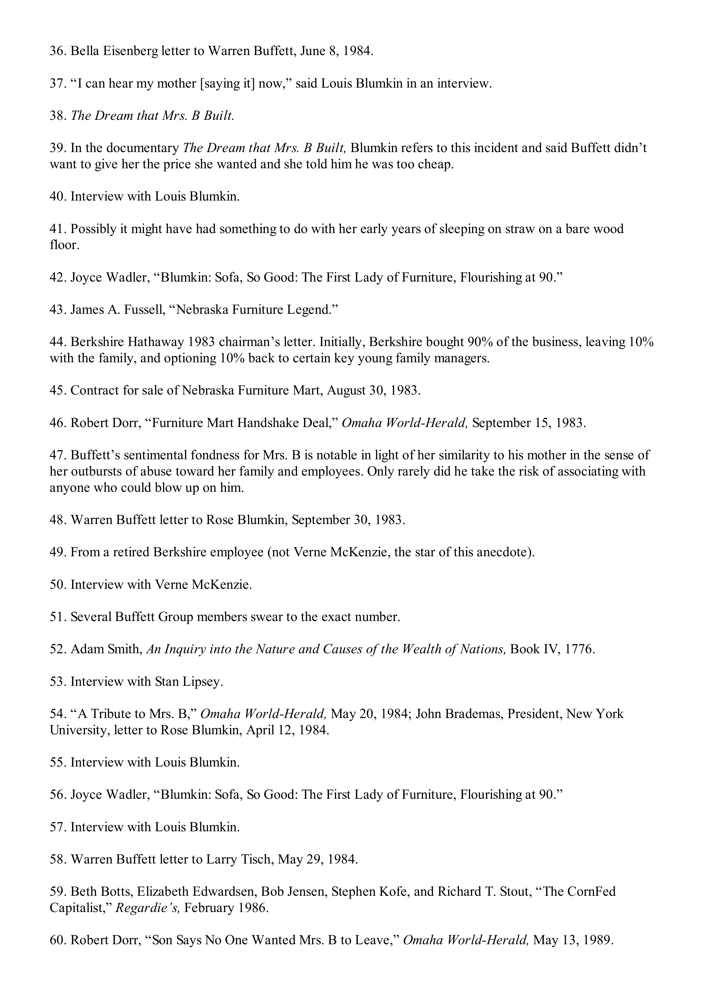 Berkshire Hathaway The Snowball Biography — page 596