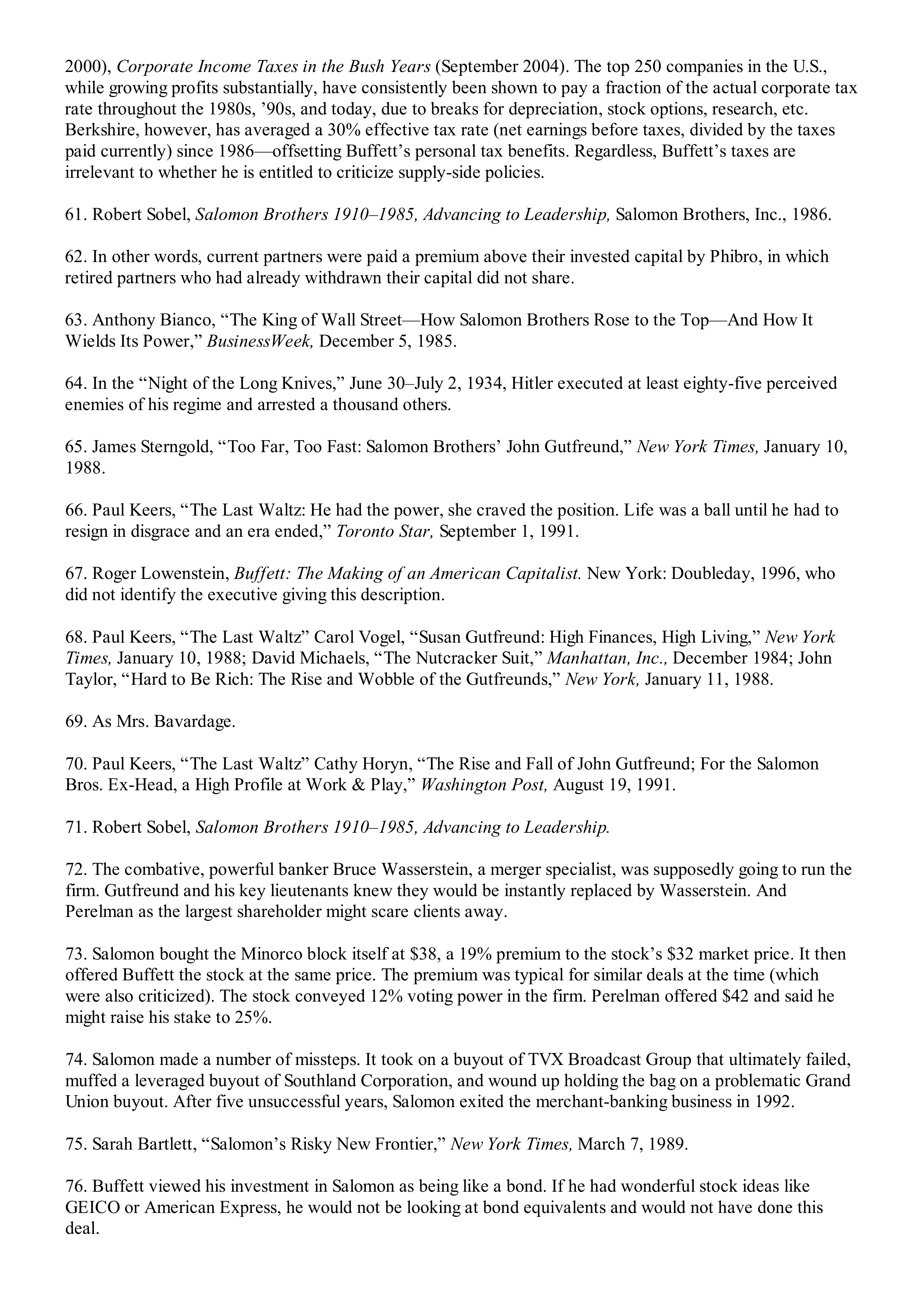 Berkshire Hathaway The Snowball Biography — page 602