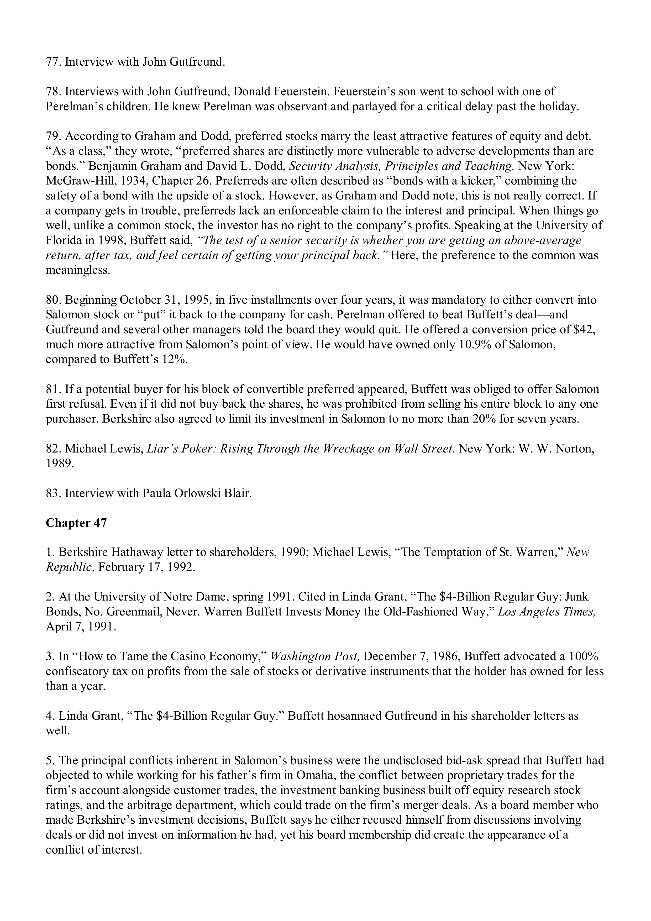 Berkshire Hathaway The Snowball Biography — page 603
