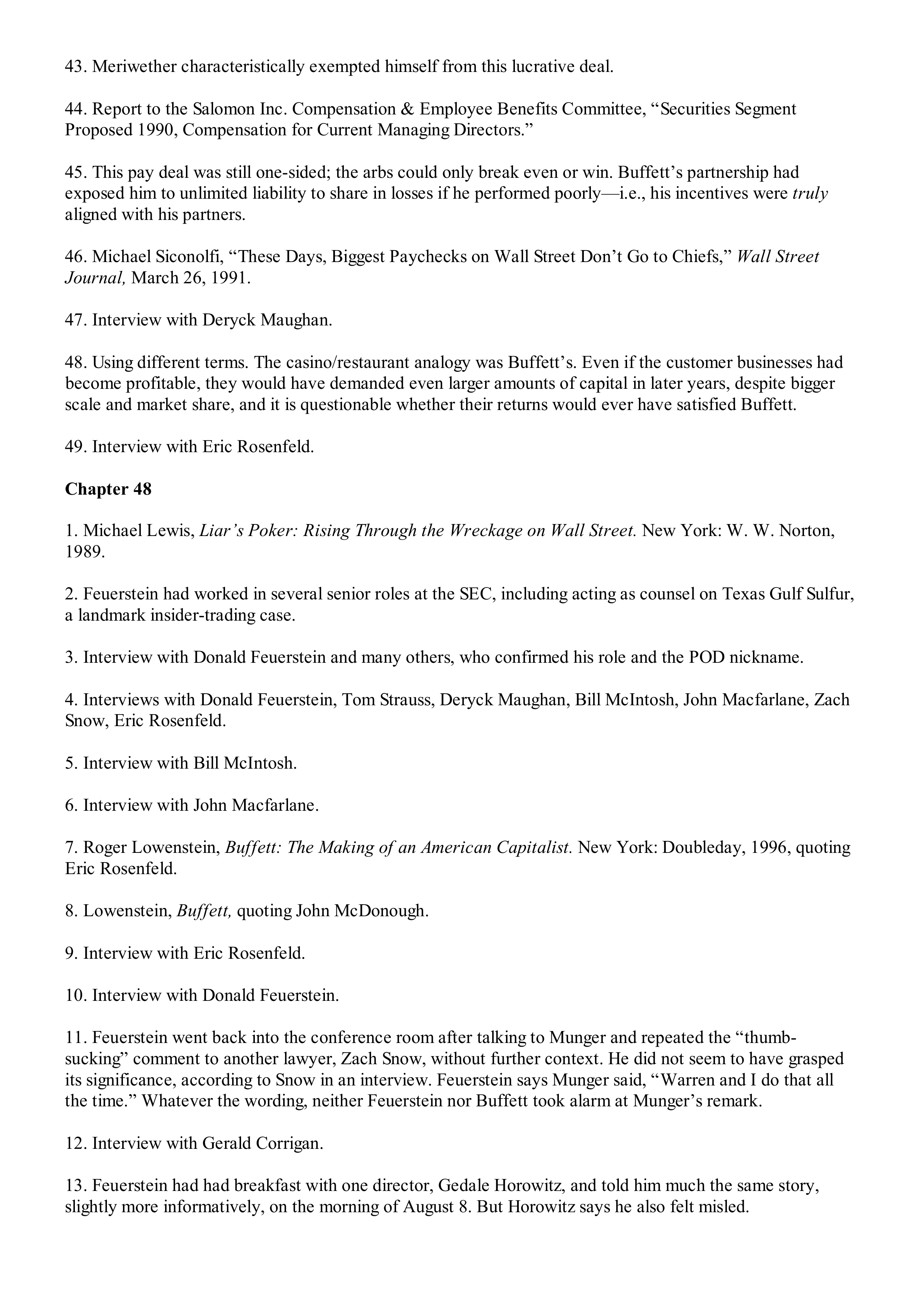 Berkshire Hathaway The Snowball Biography — page 606