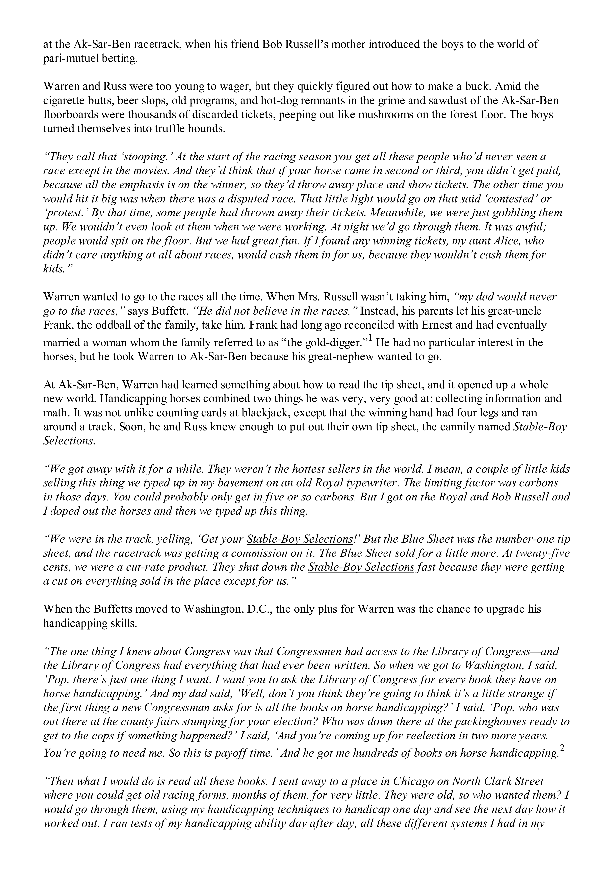 Berkshire Hathaway The Snowball Biography — page 61
