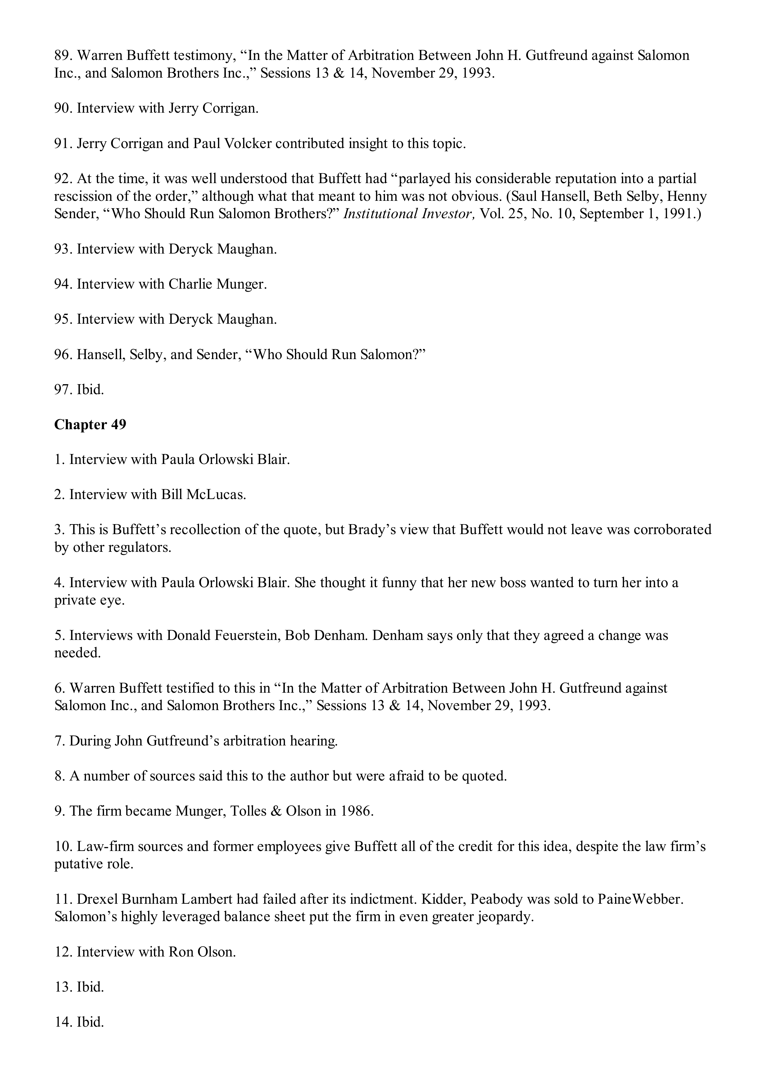 Berkshire Hathaway The Snowball Biography — page 611