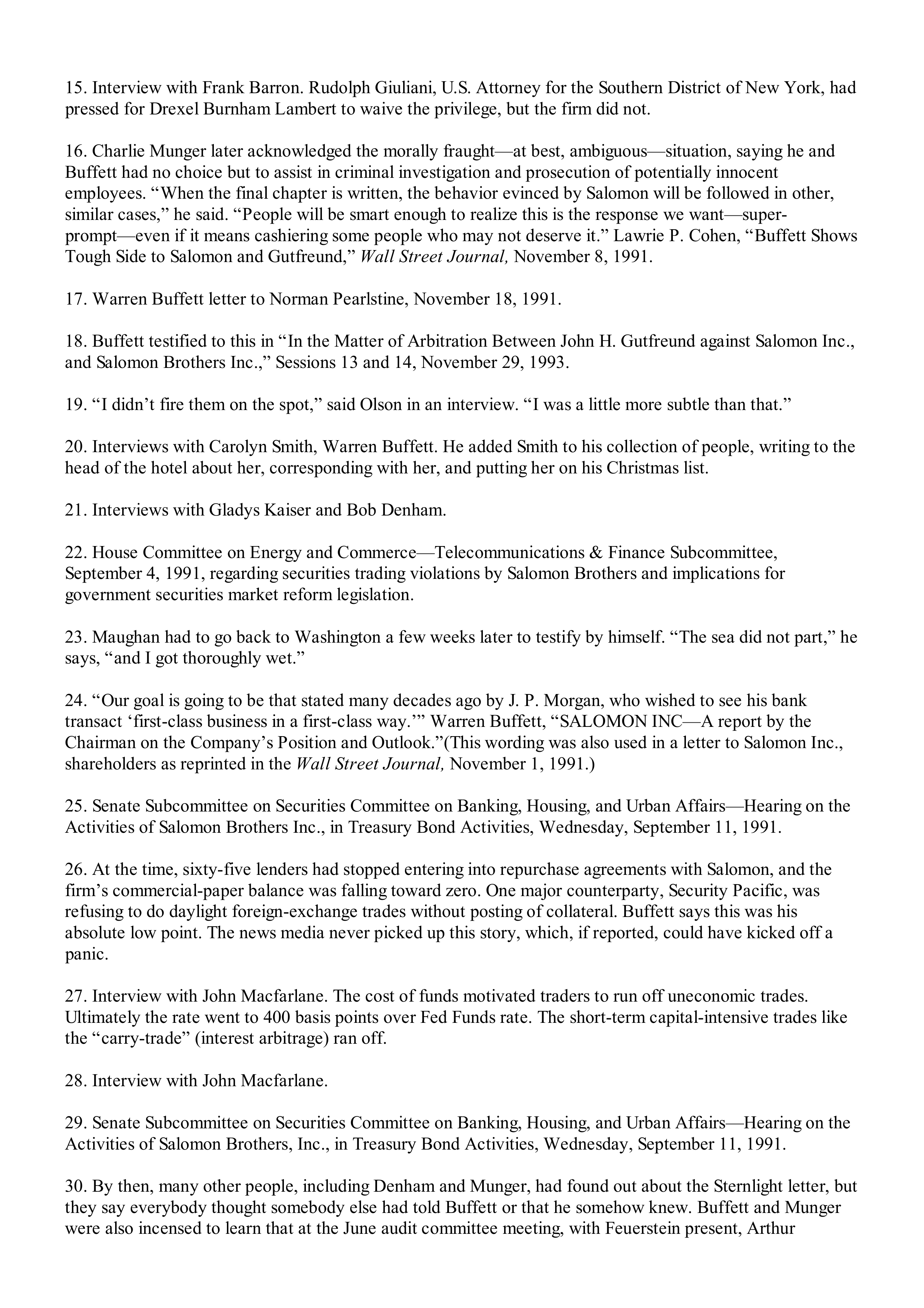 Berkshire Hathaway The Snowball Biography — page 612