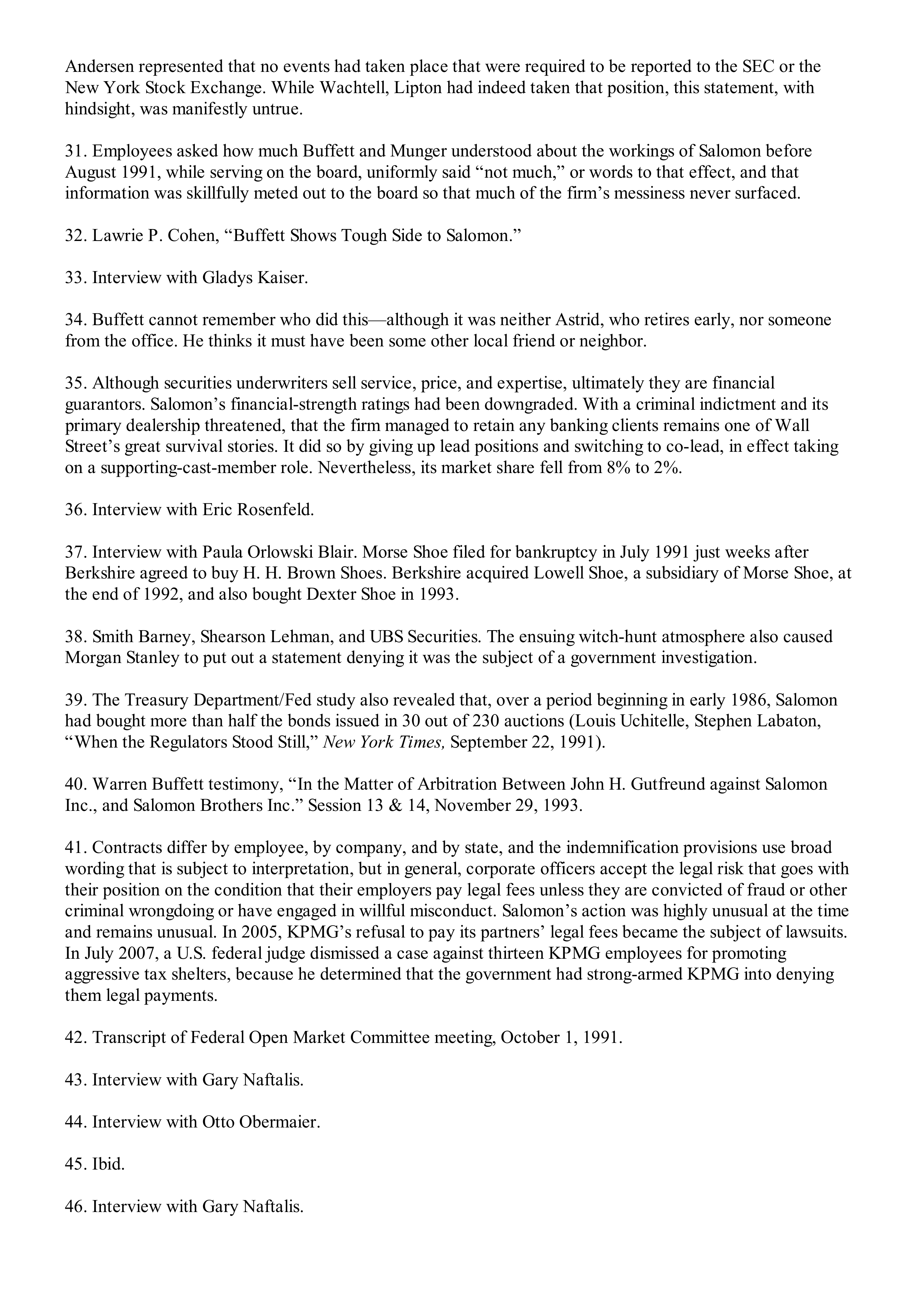 Berkshire Hathaway The Snowball Biography — page 613
