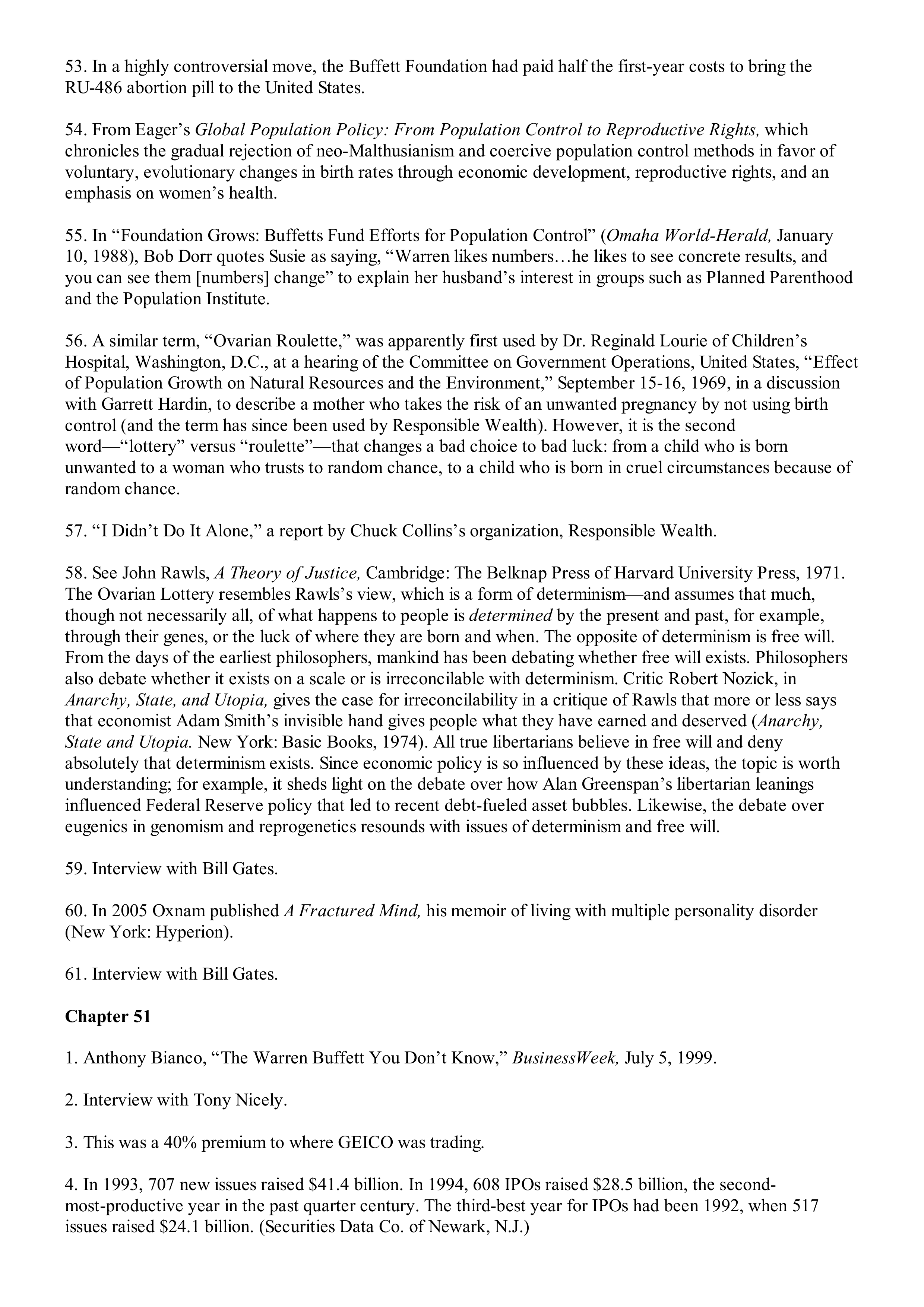 Berkshire Hathaway The Snowball Biography — page 618