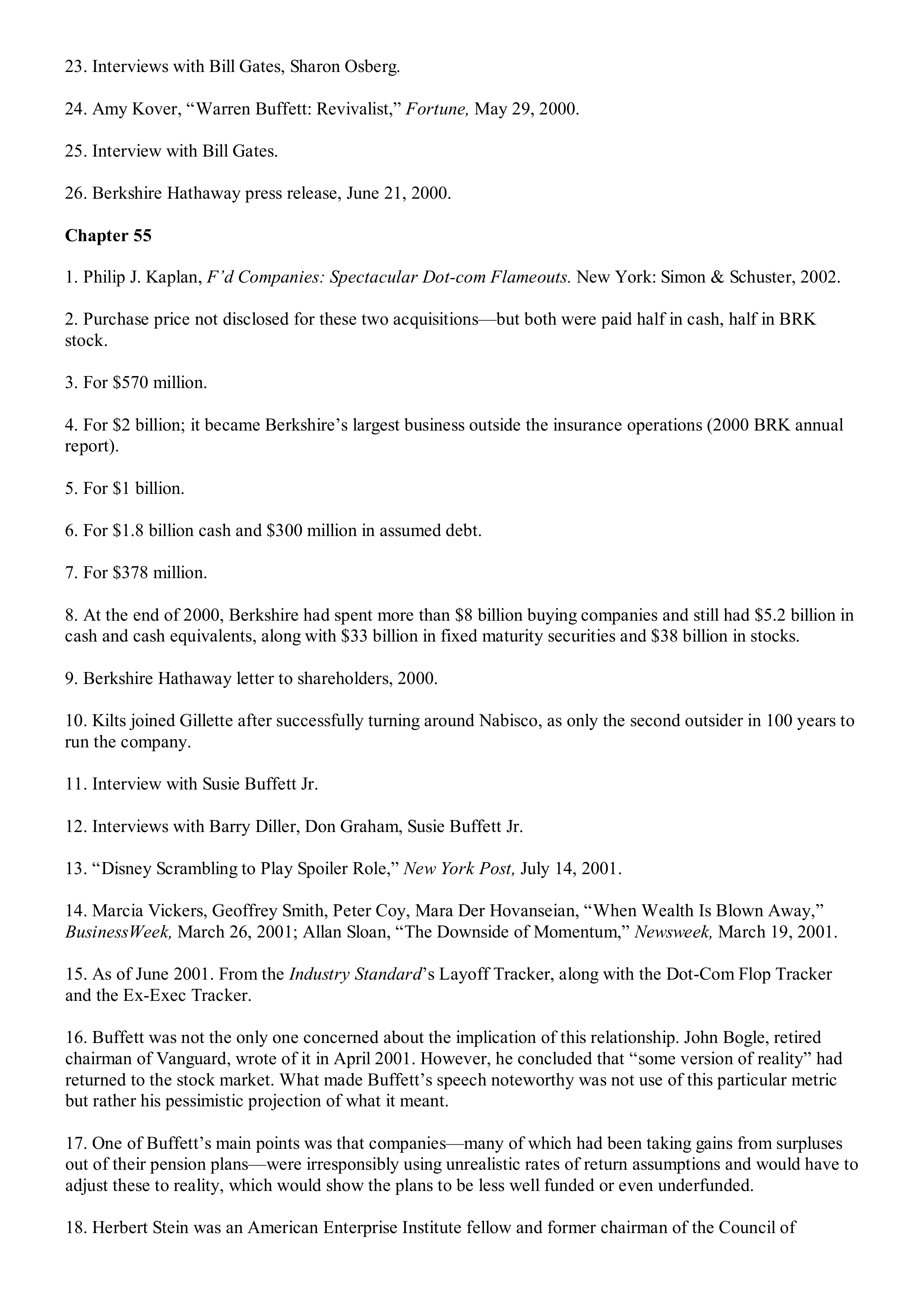 Berkshire Hathaway The Snowball Biography — page 625