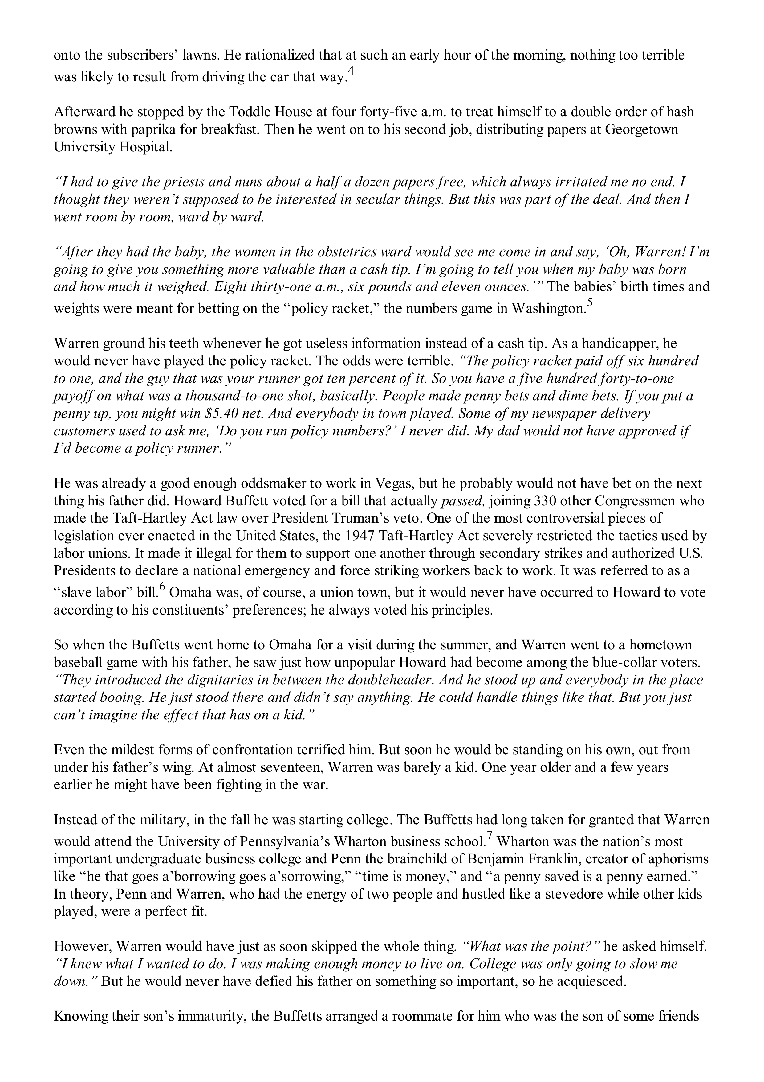 Berkshire Hathaway The Snowball Biography — page 64