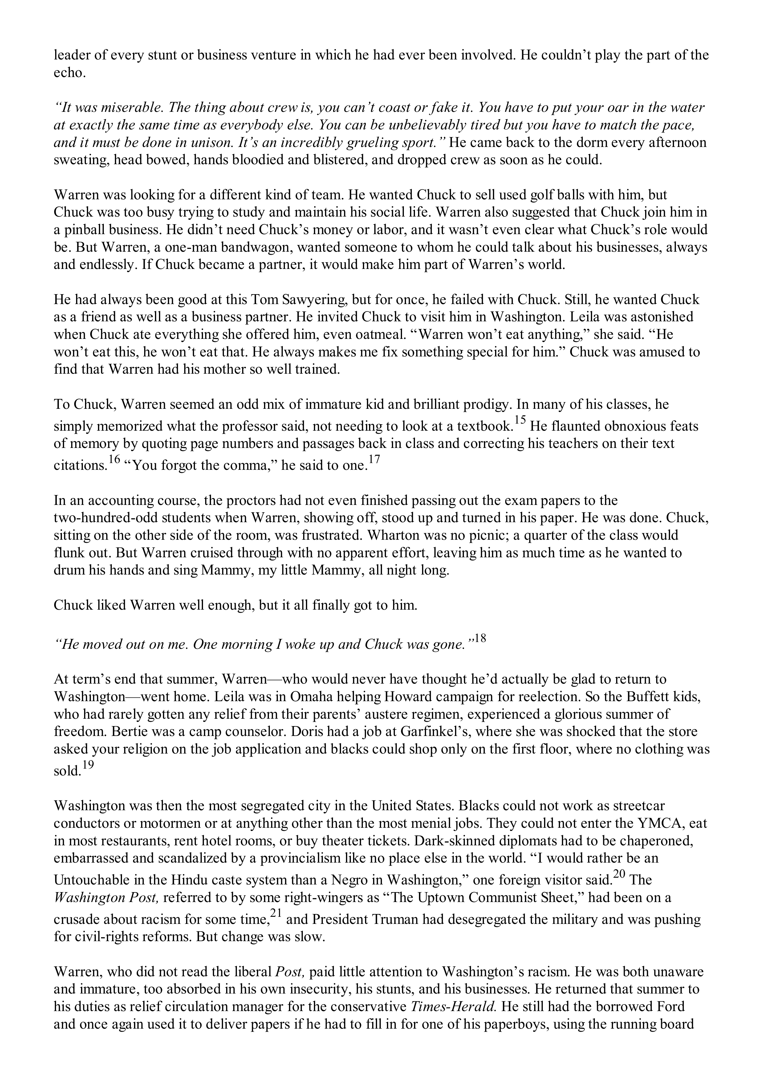 Berkshire Hathaway The Snowball Biography — page 67