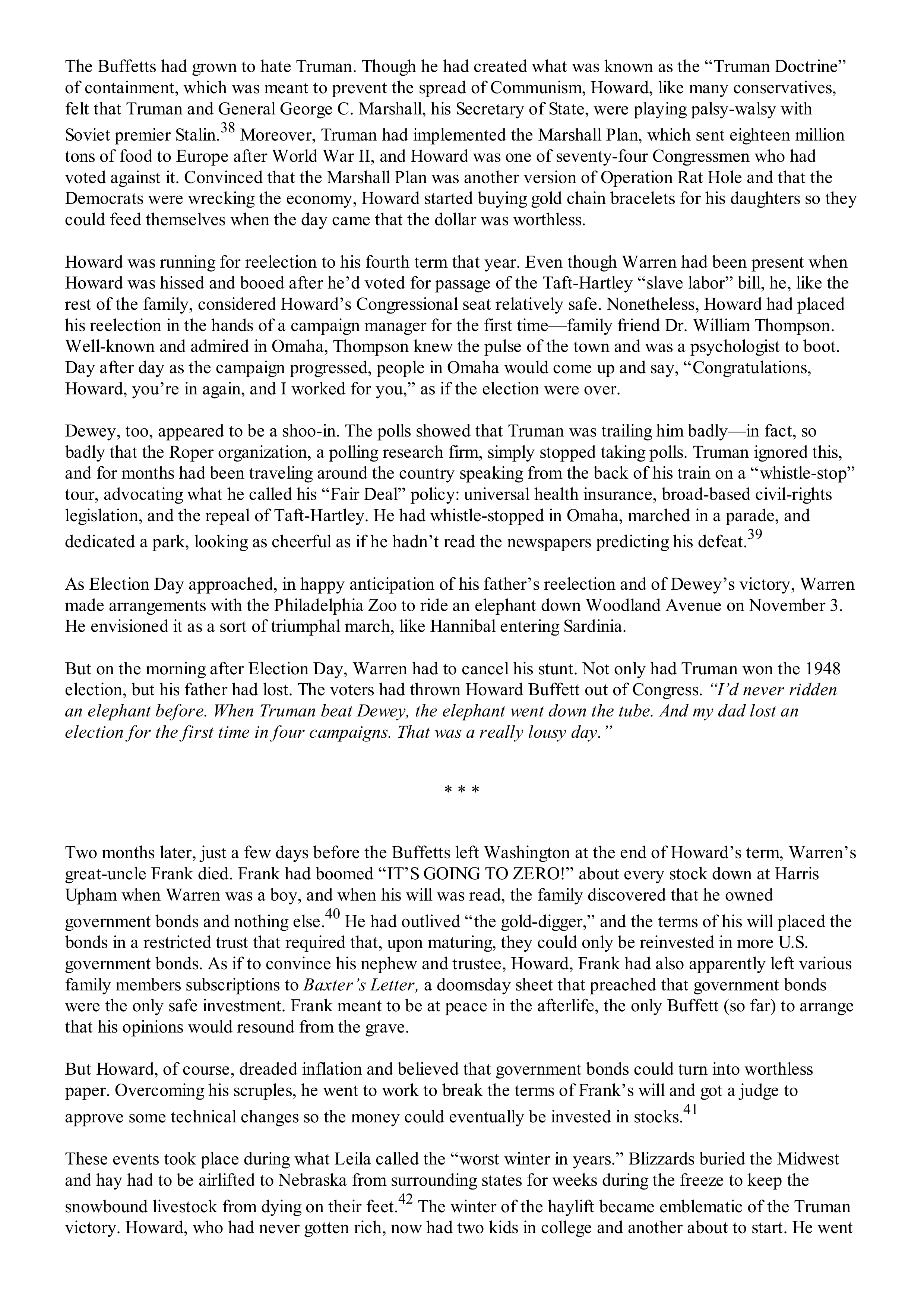 Berkshire Hathaway The Snowball Biography — page 70