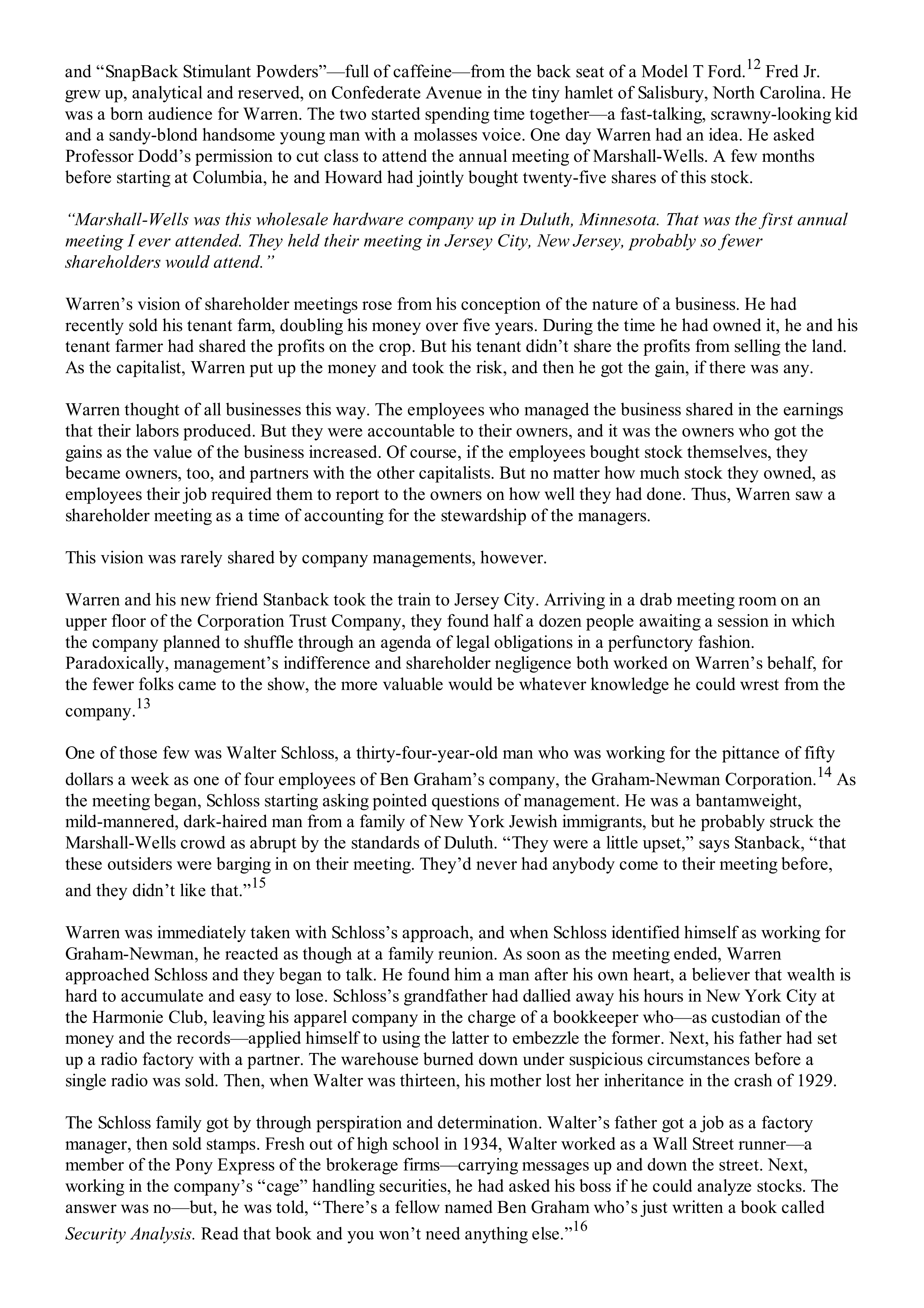 Berkshire Hathaway The Snowball Biography — page 76
