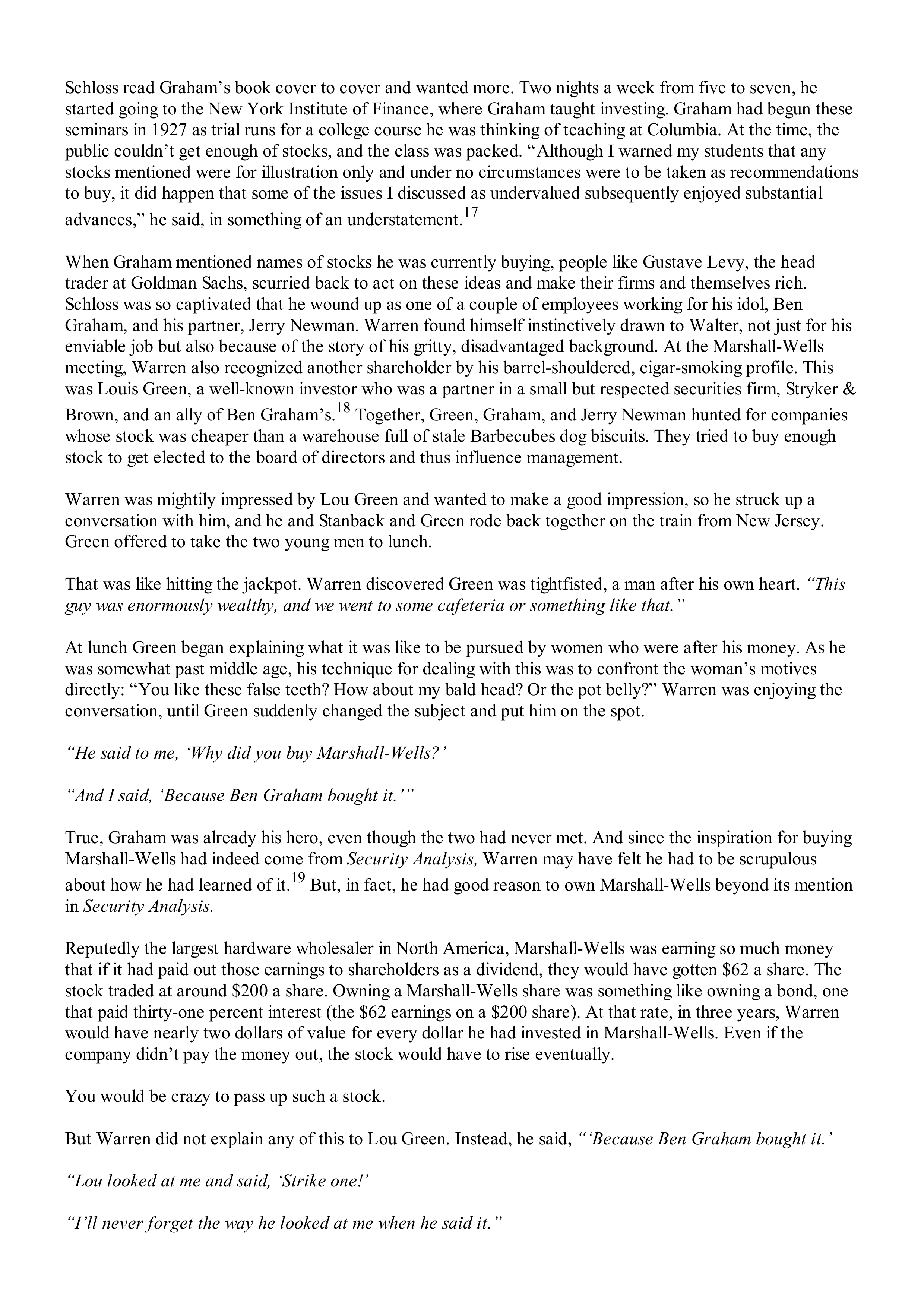 Berkshire Hathaway The Snowball Biography — page 77
