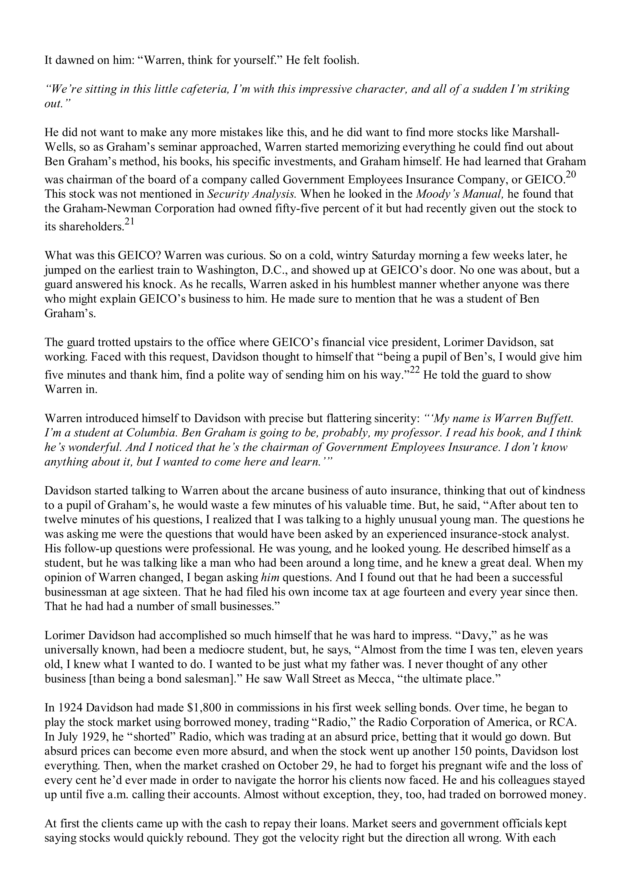 Berkshire Hathaway The Snowball Biography — page 78