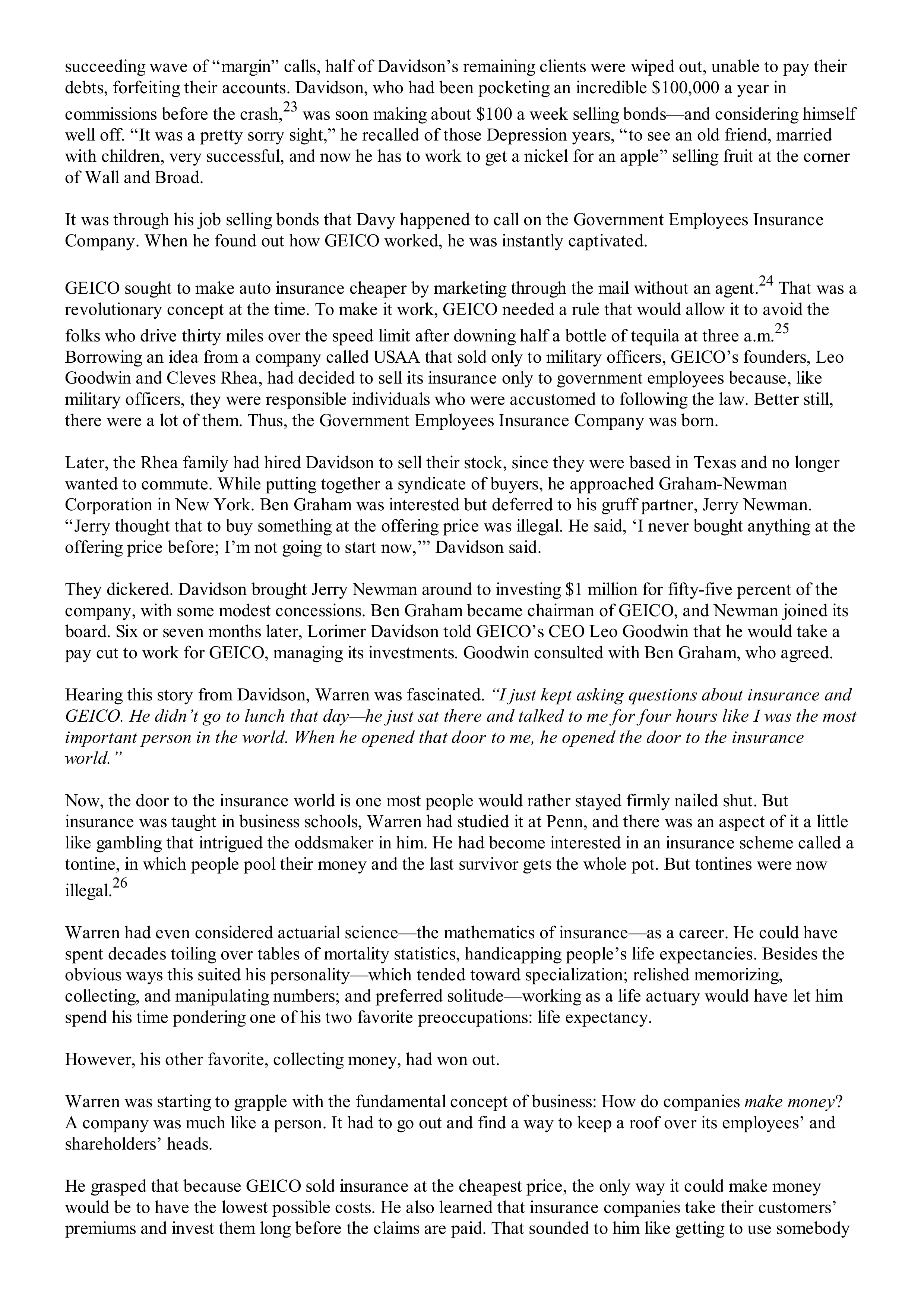 Berkshire Hathaway The Snowball Biography — page 79