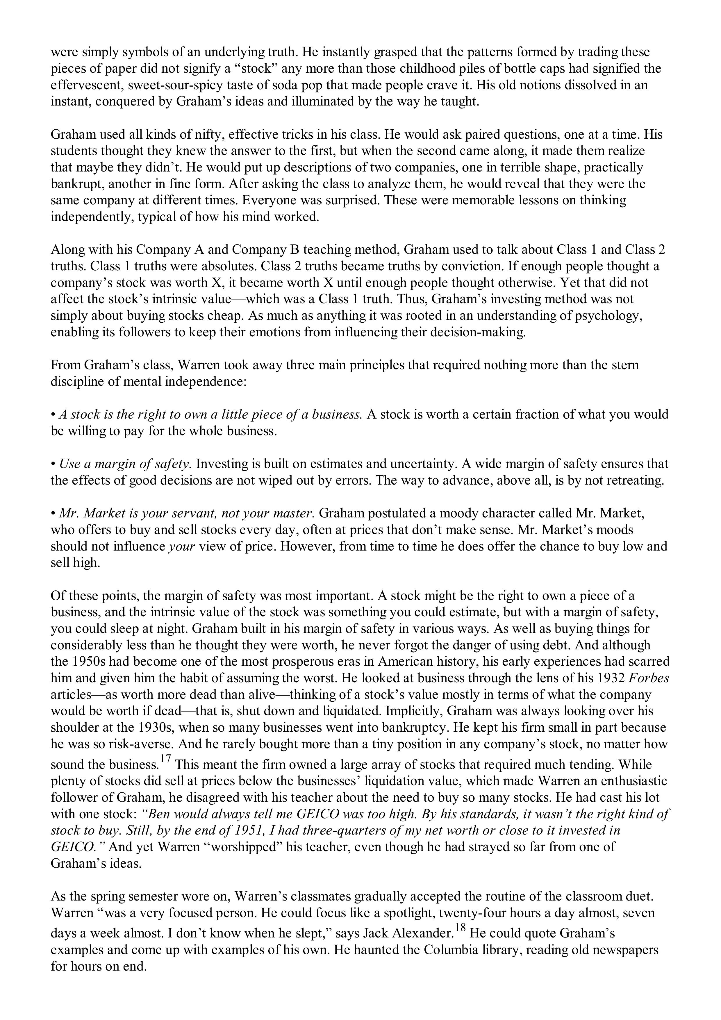 Berkshire Hathaway The Snowball Biography — page 85