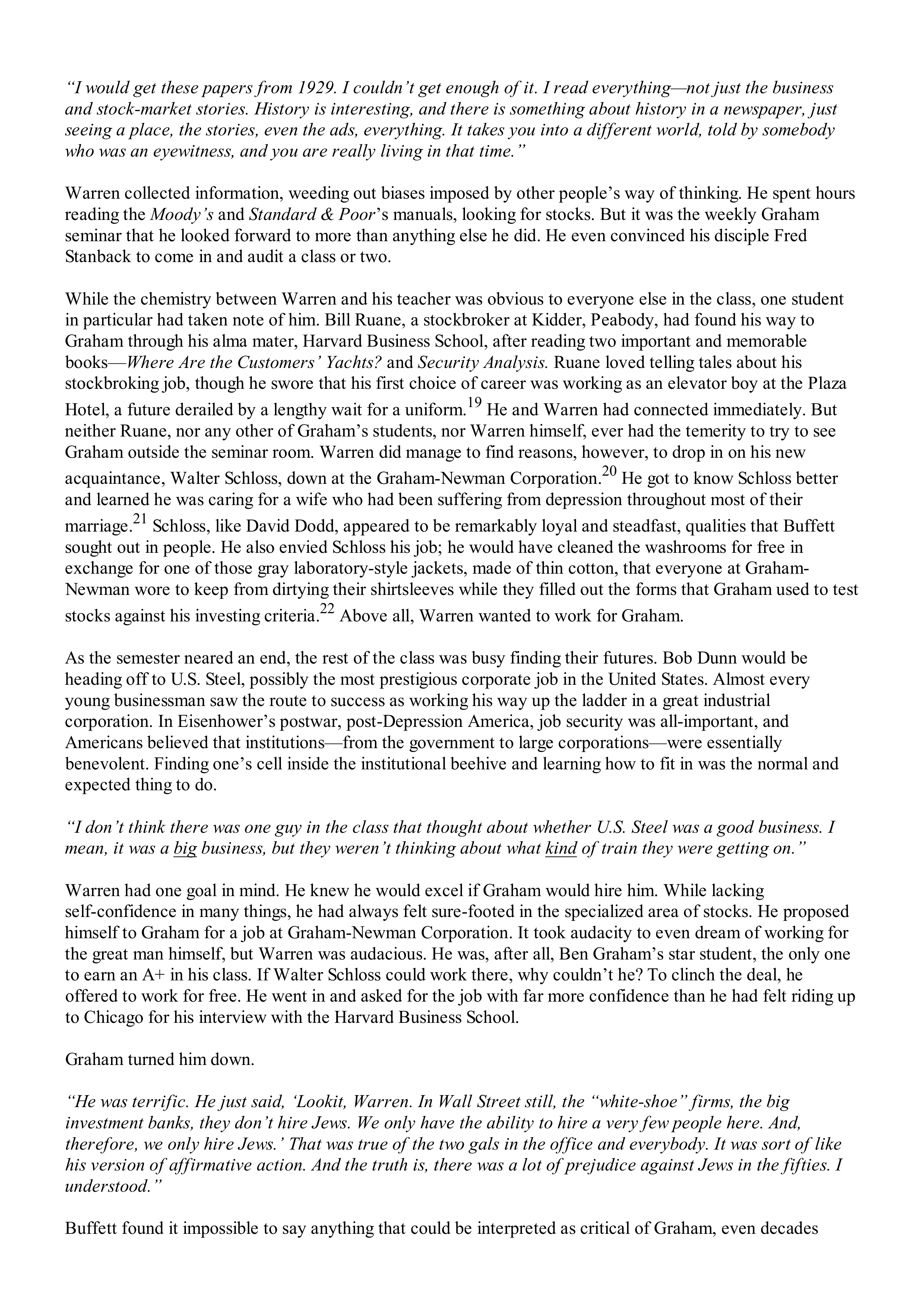 Berkshire Hathaway The Snowball Biography — page 86