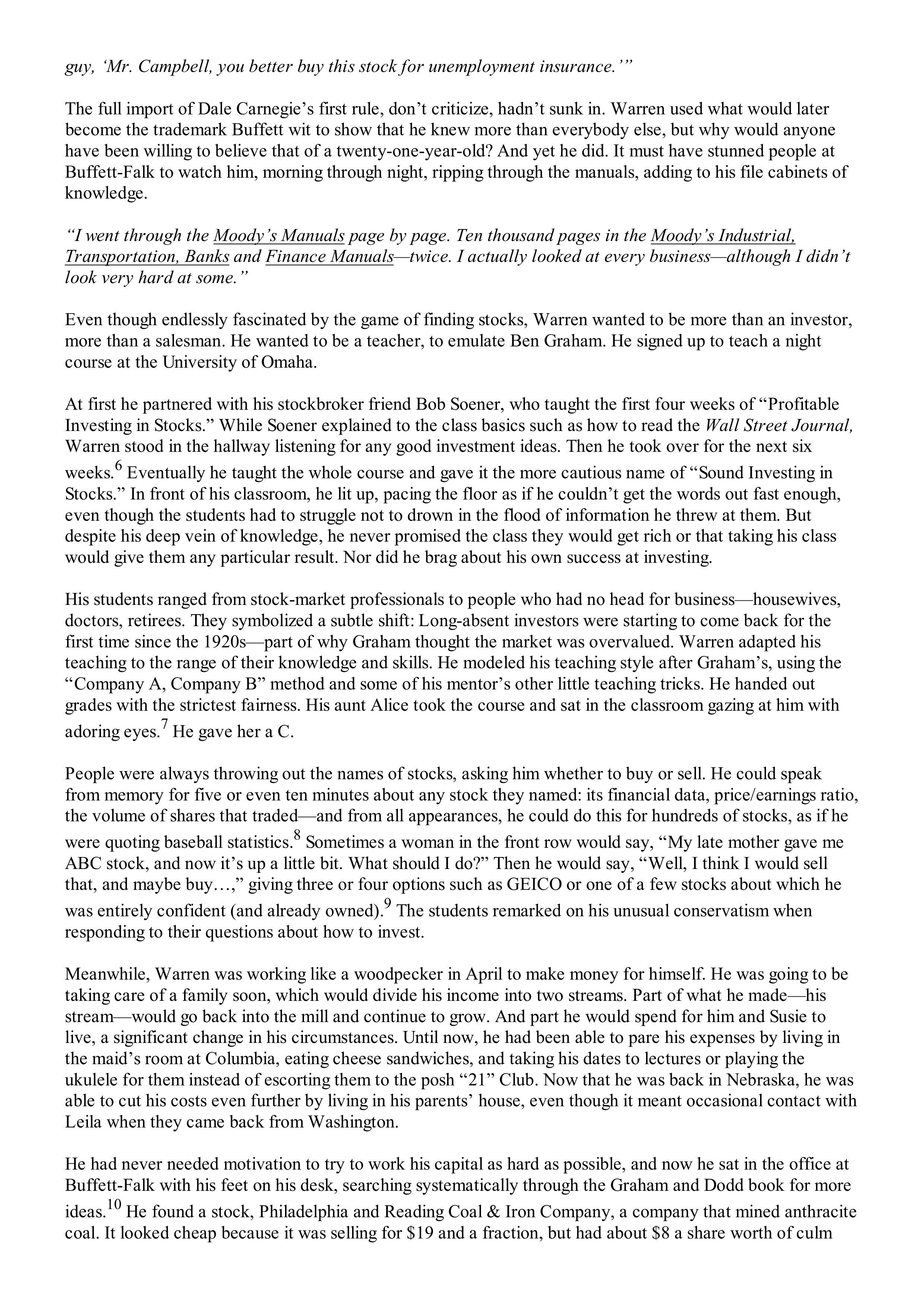 Berkshire Hathaway The Snowball Biography — page 96