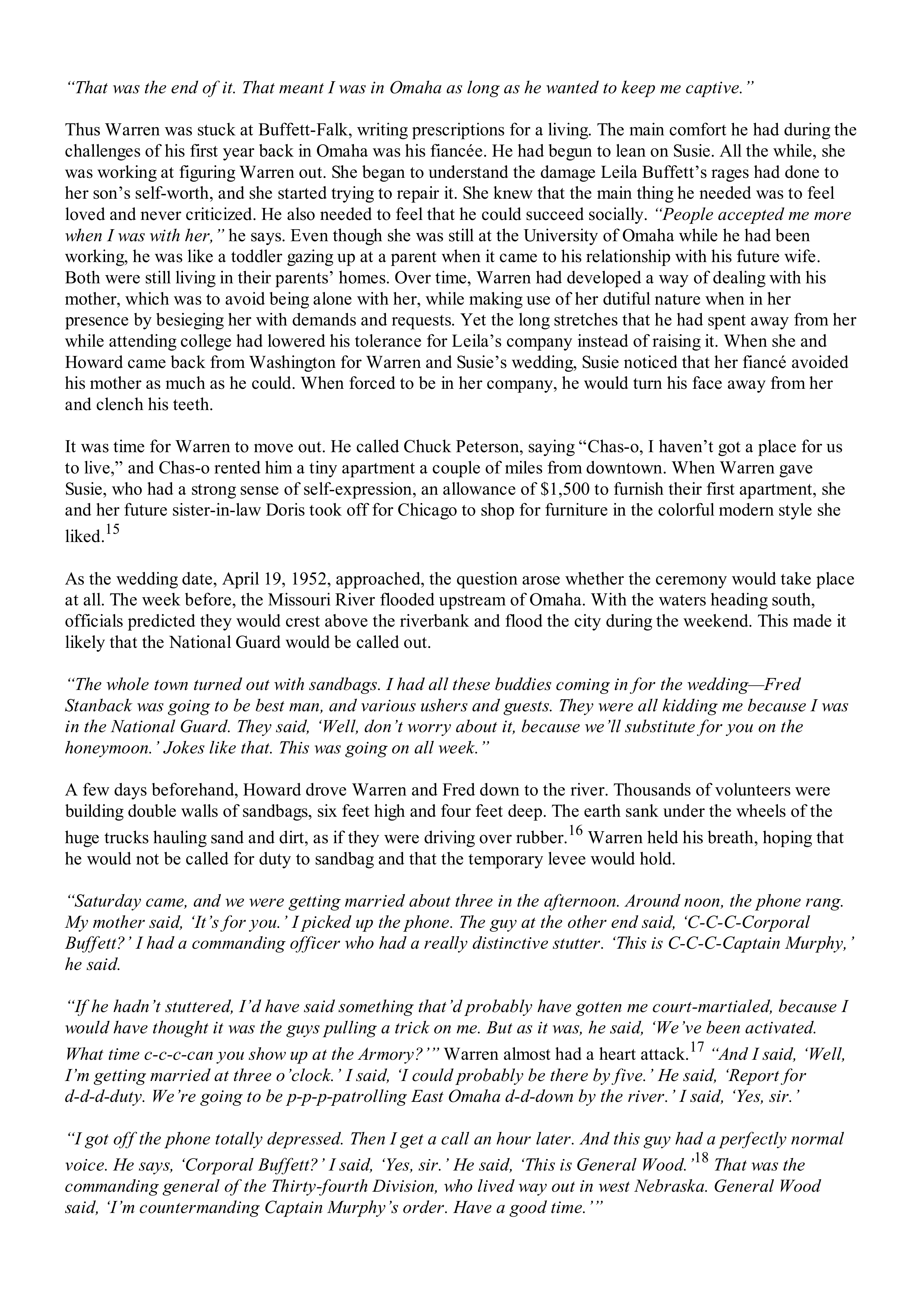 Berkshire Hathaway The Snowball Biography — page 99