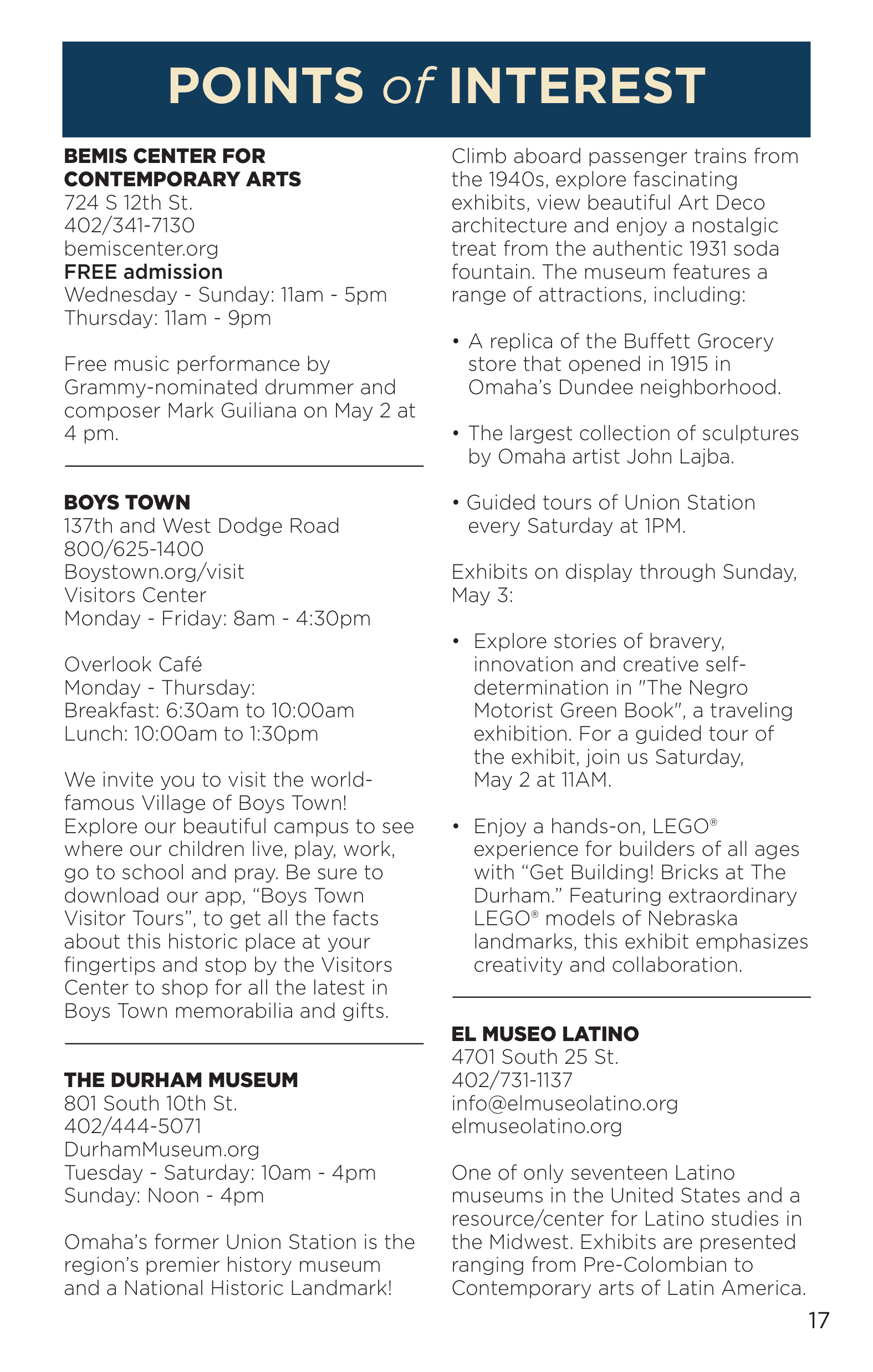 Berkshire Hathaway Visitor’s Guide — page 19
