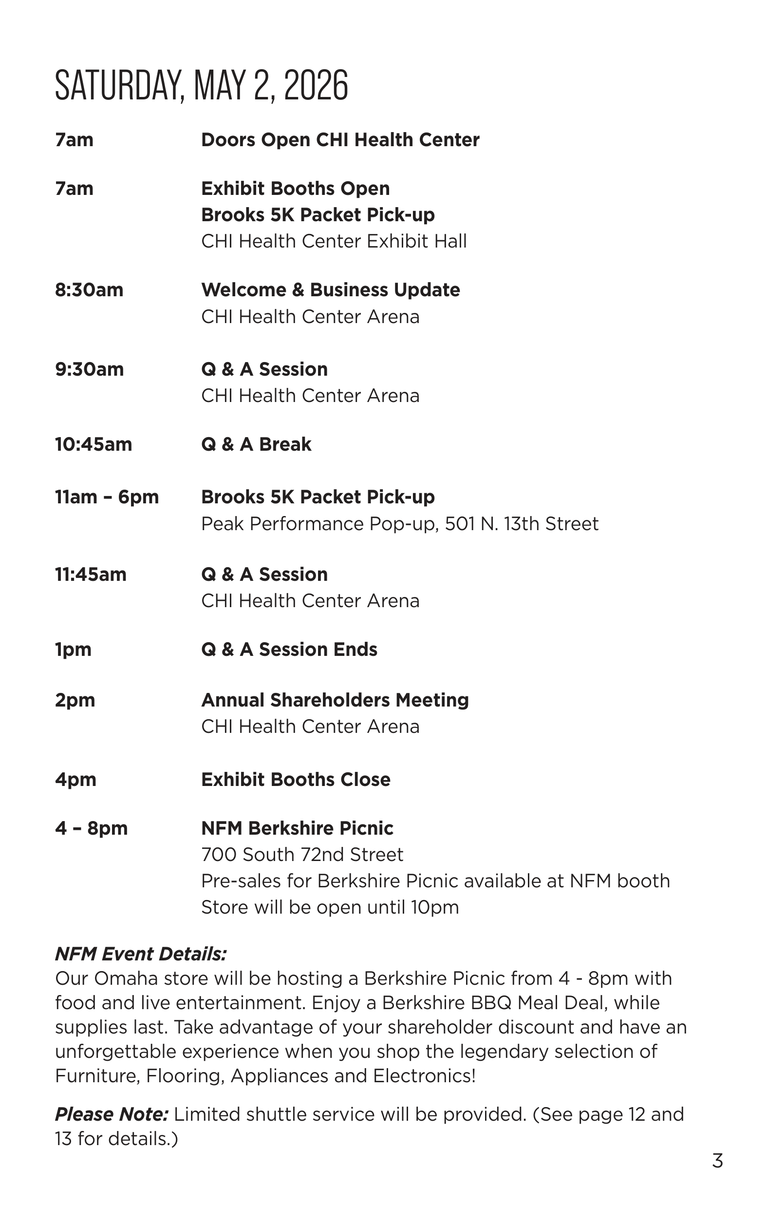 Berkshire Hathaway Visitor’s Guide — page 5