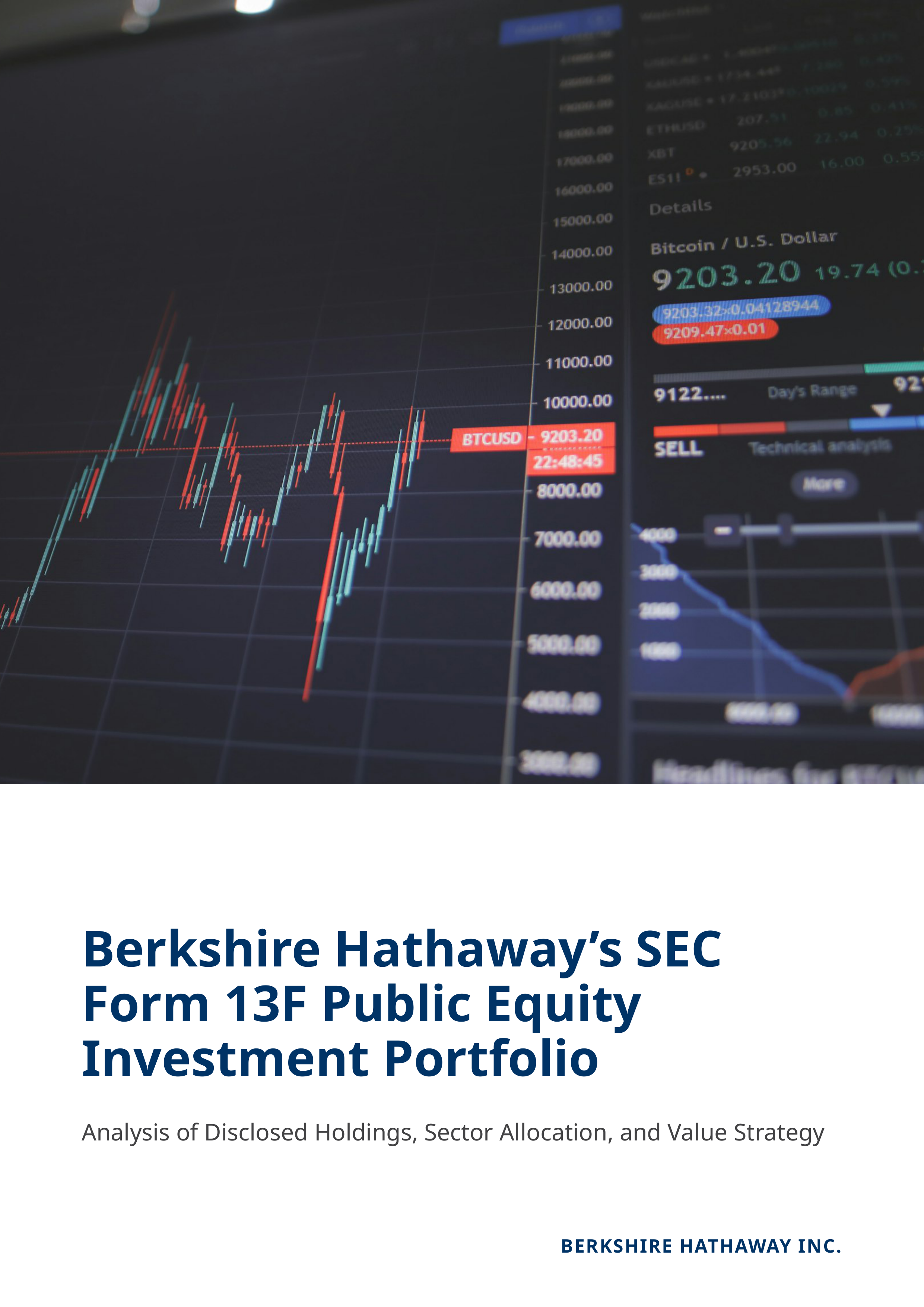 Berkshire Hathaway’s SEC Form 13F Public Equity Investment Portfolio — page 1