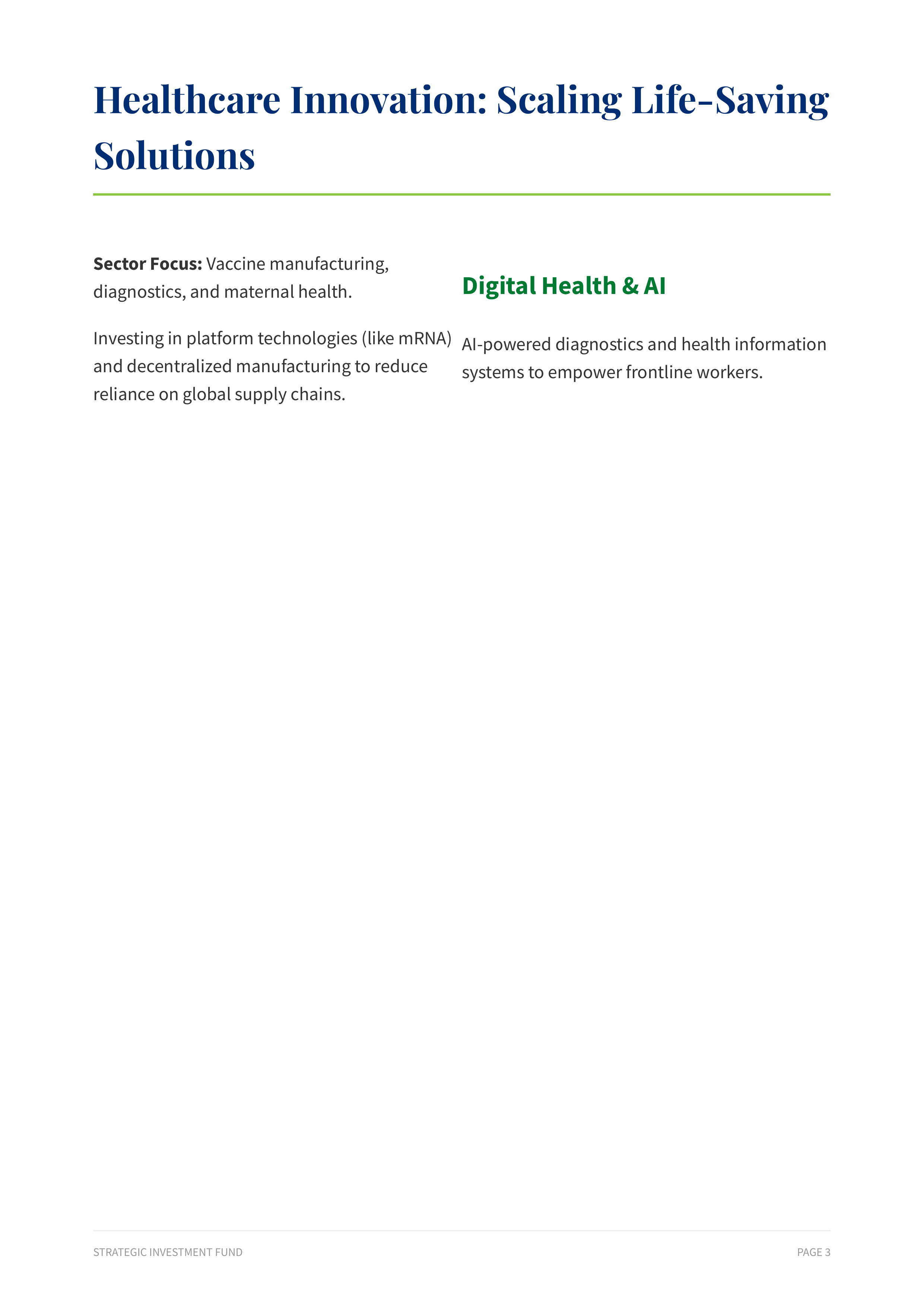 Bill & Melinda Gates Foundation Strategic Investment Fund Portfolio — page 4