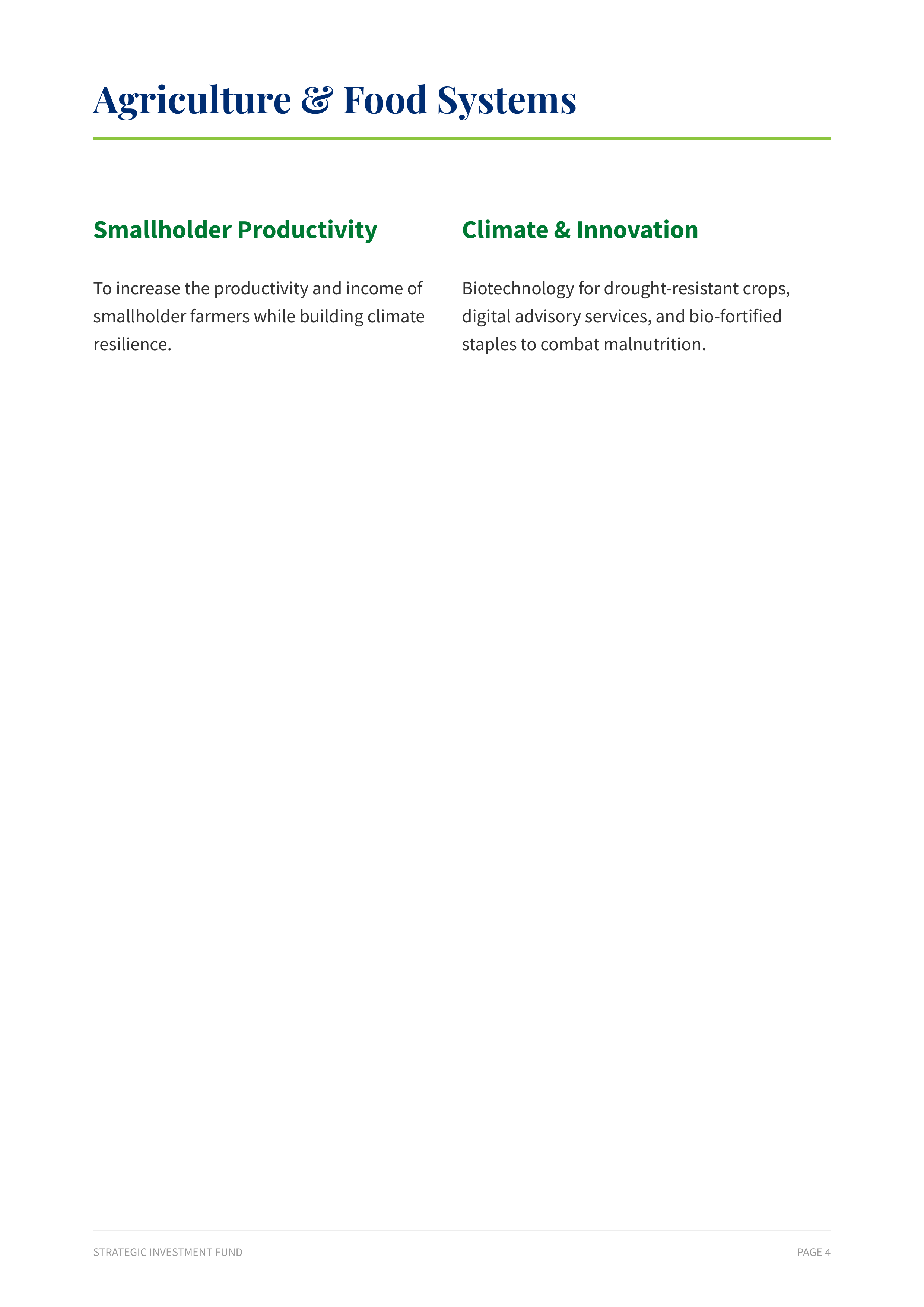 Bill & Melinda Gates Foundation Strategic Investment Fund Portfolio — page 5