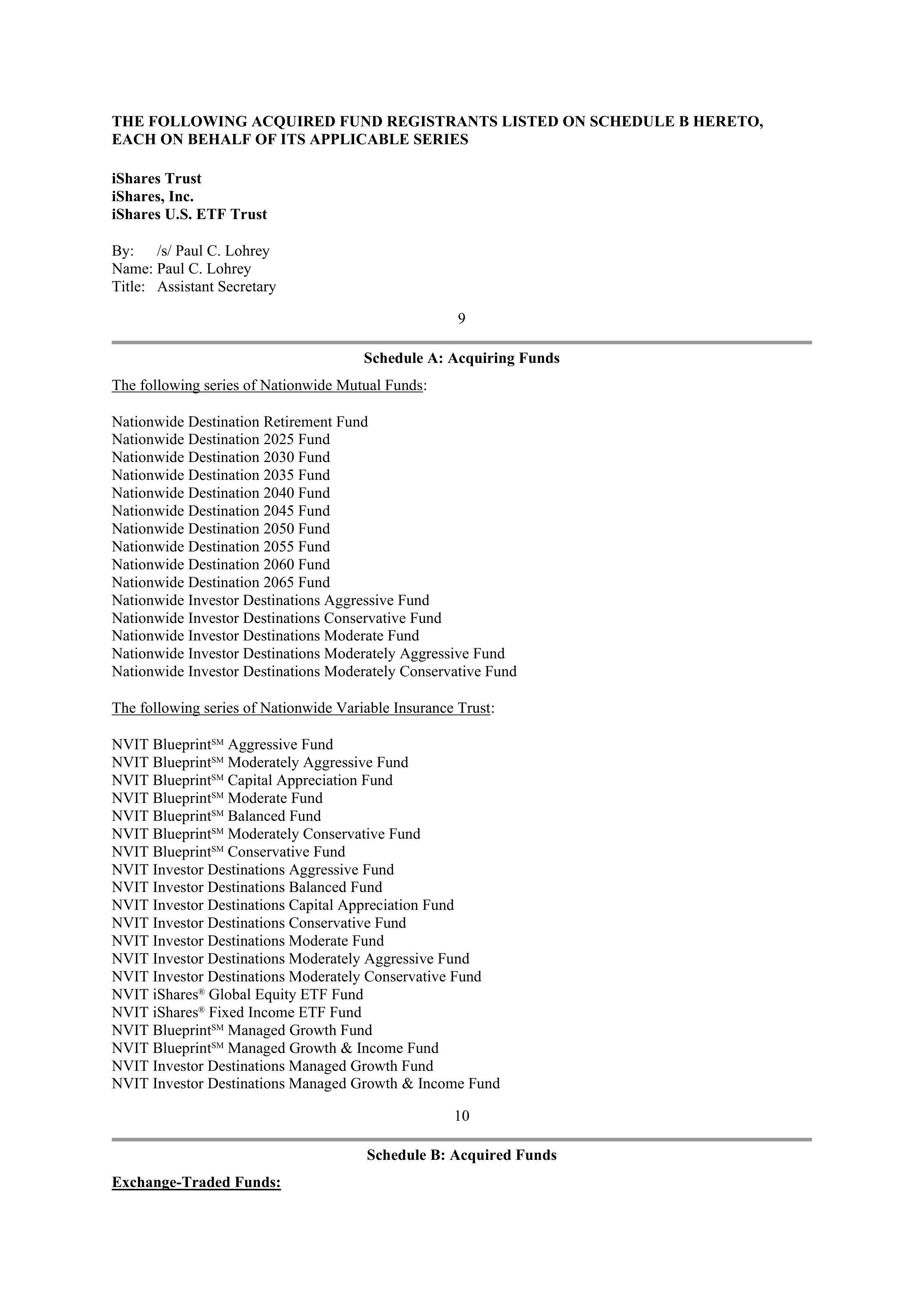 BlackRock Fund of Funds Investment Agreement — page 6