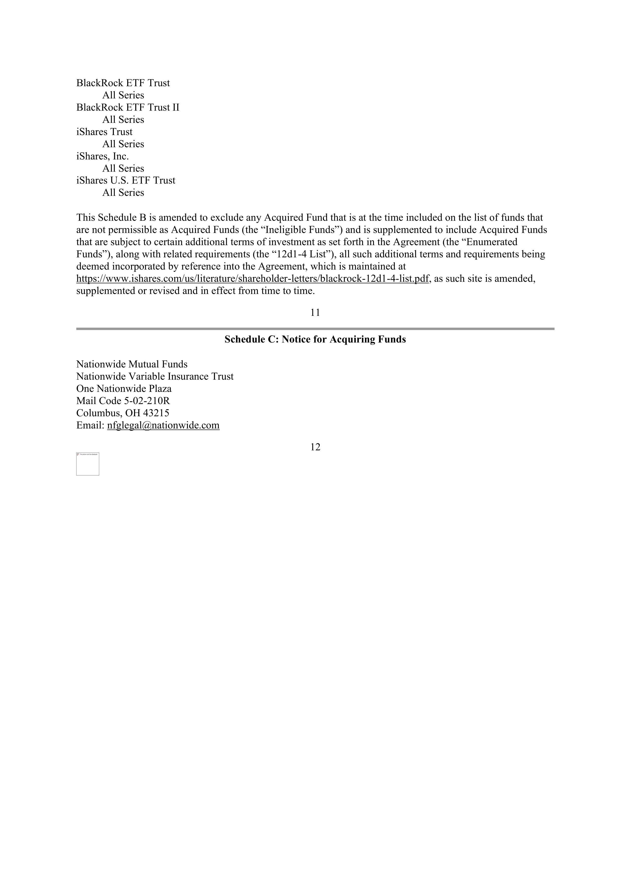 BlackRock Fund of Funds Investment Agreement — page 7