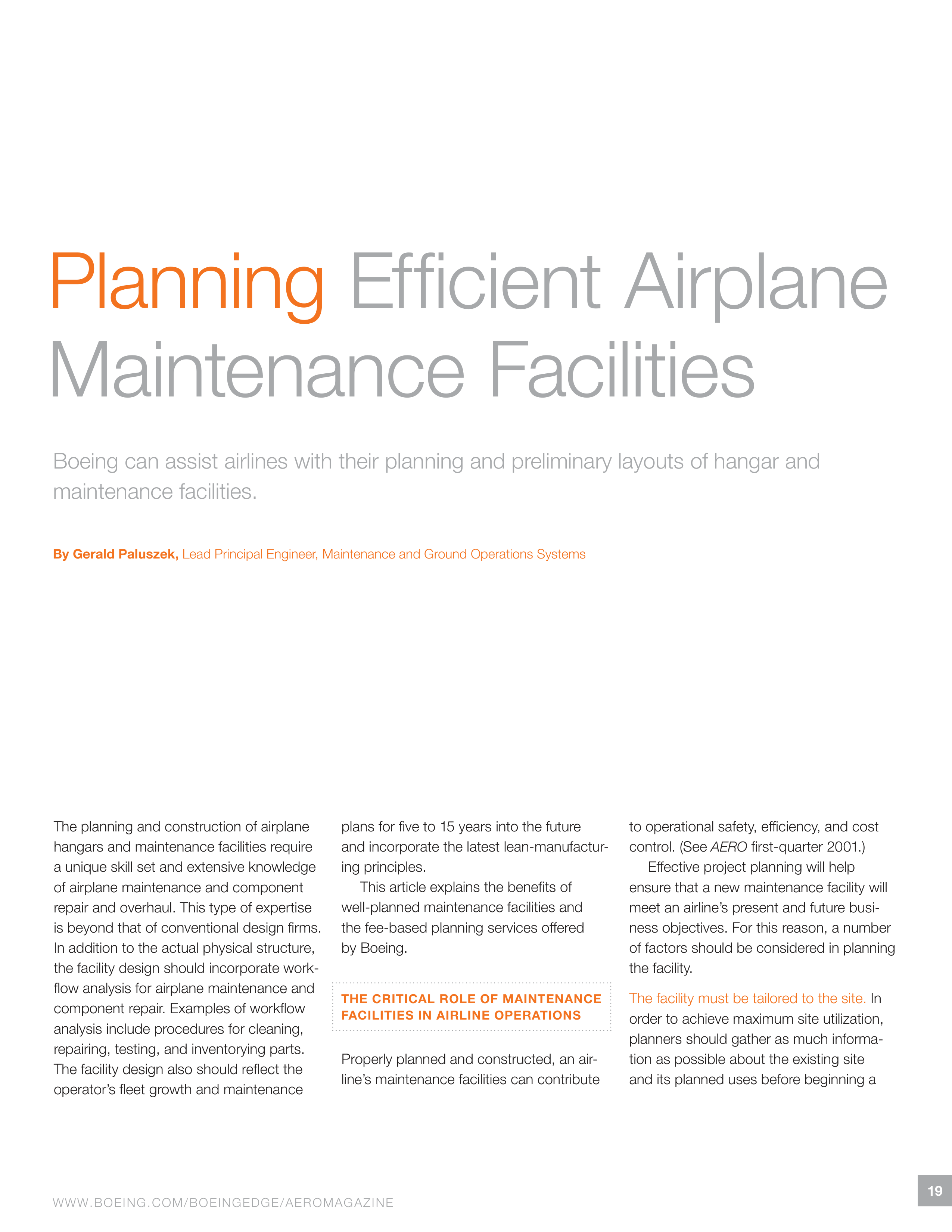 Boeing AERO Maintenance Magazine — page 21