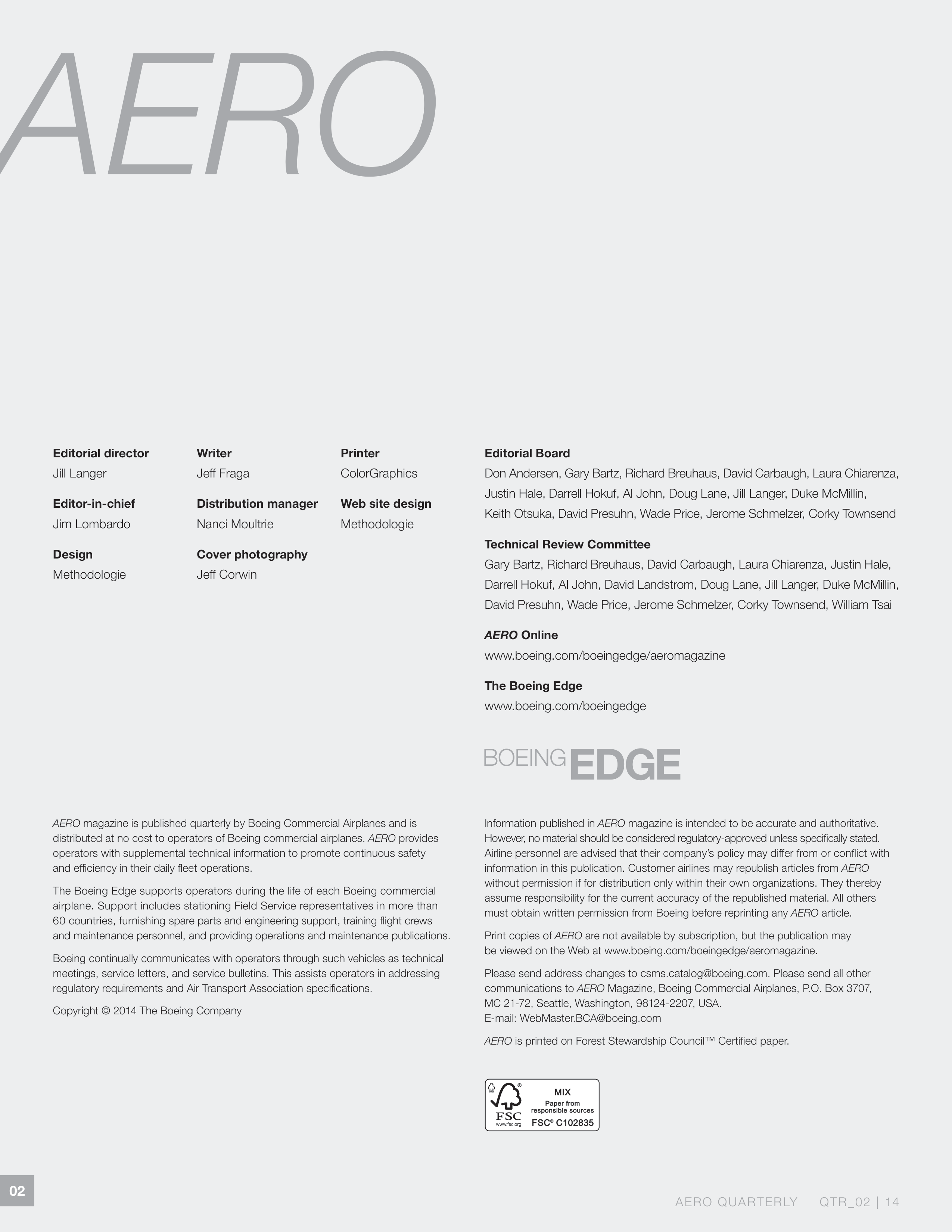 Boeing AERO Maintenance Magazine — page 4