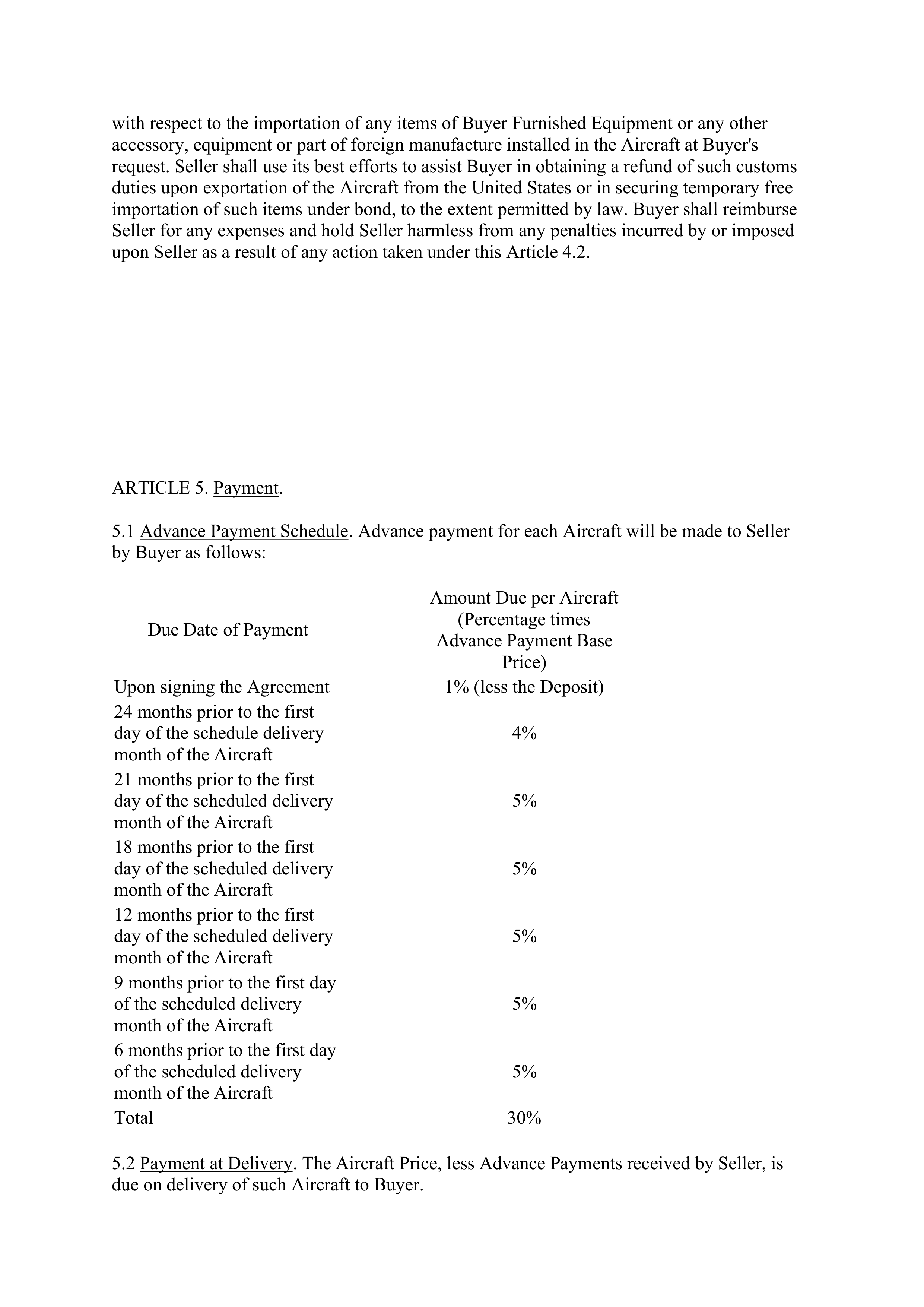 Boeing Purchase Agreement — page 11