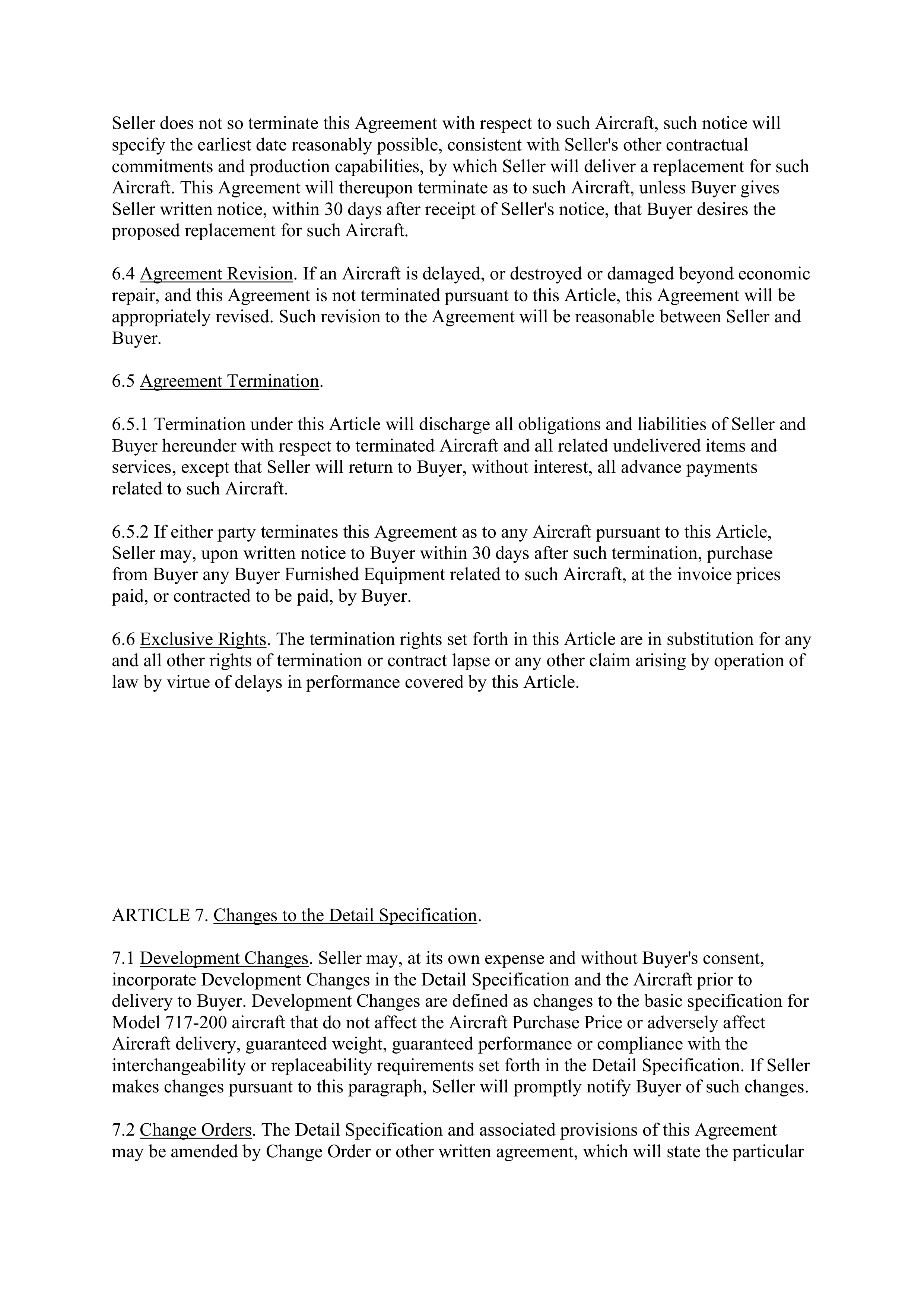 Boeing Purchase Agreement — page 13