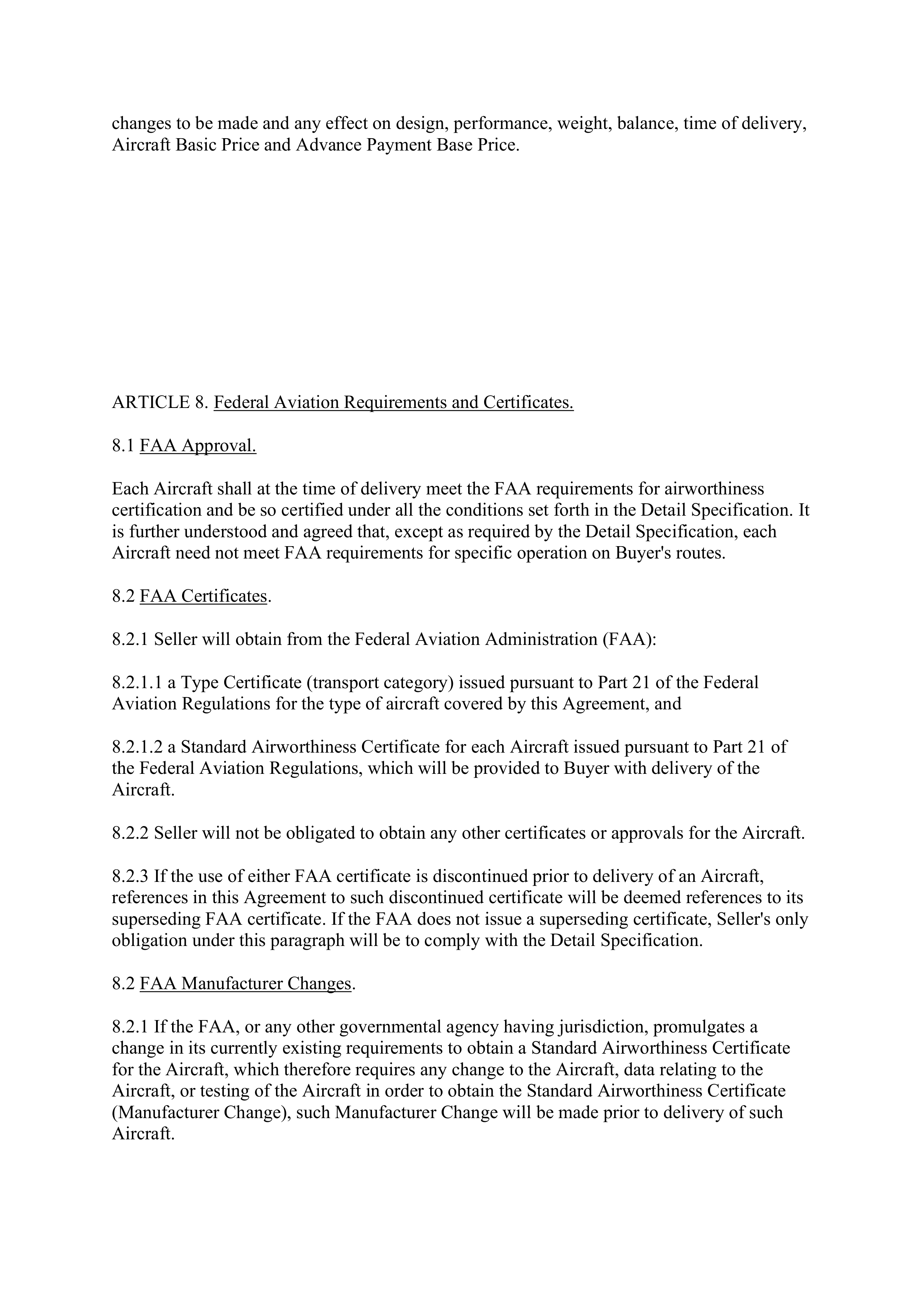 Boeing Purchase Agreement — page 14