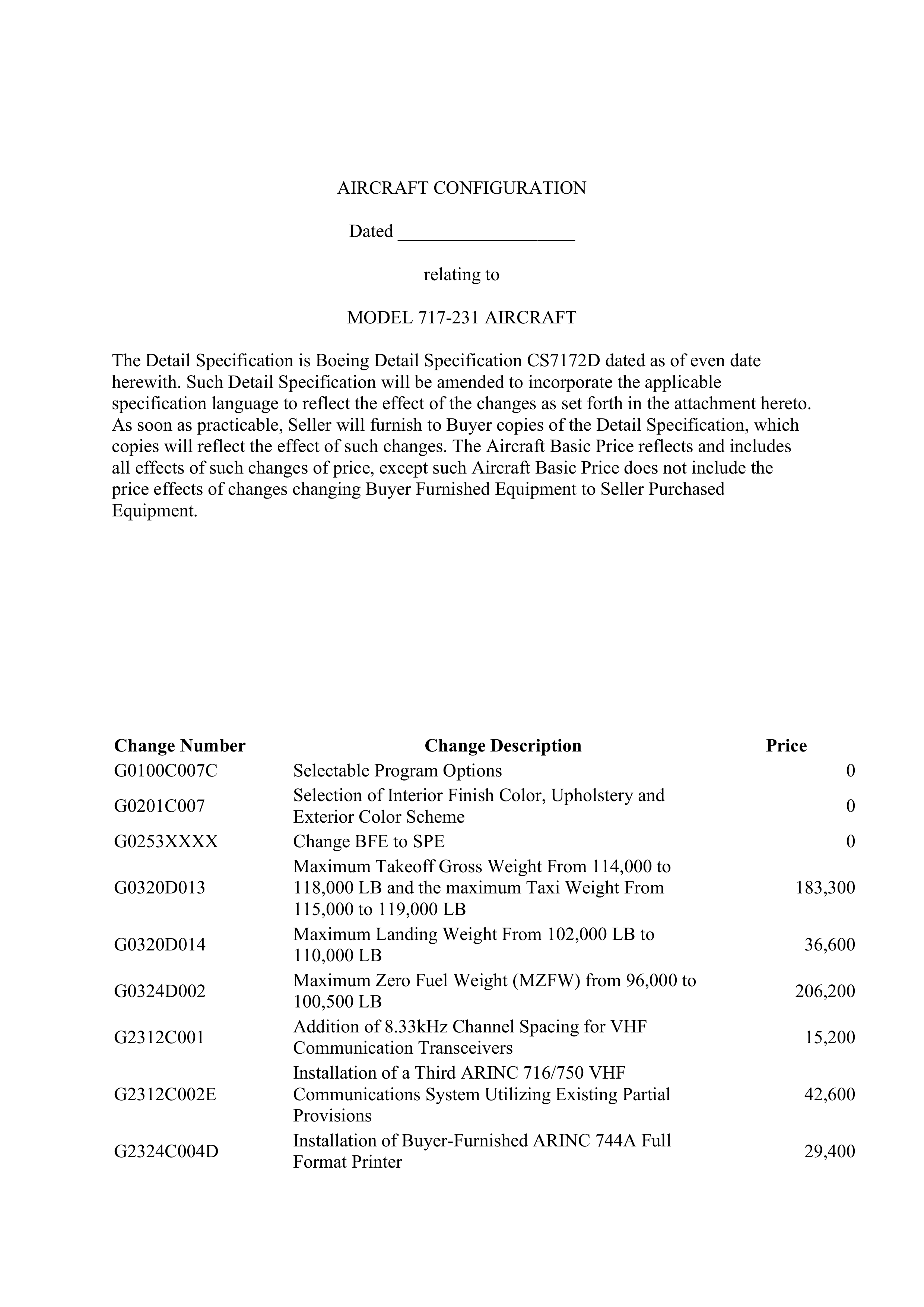 Boeing Purchase Agreement — page 22